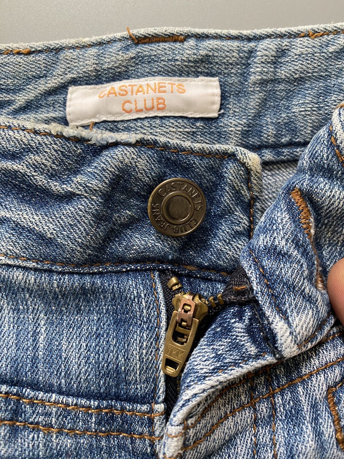 Japanese Brand vintage "Castanets Club" denim jeans Size 29" - 3 Thumbnail