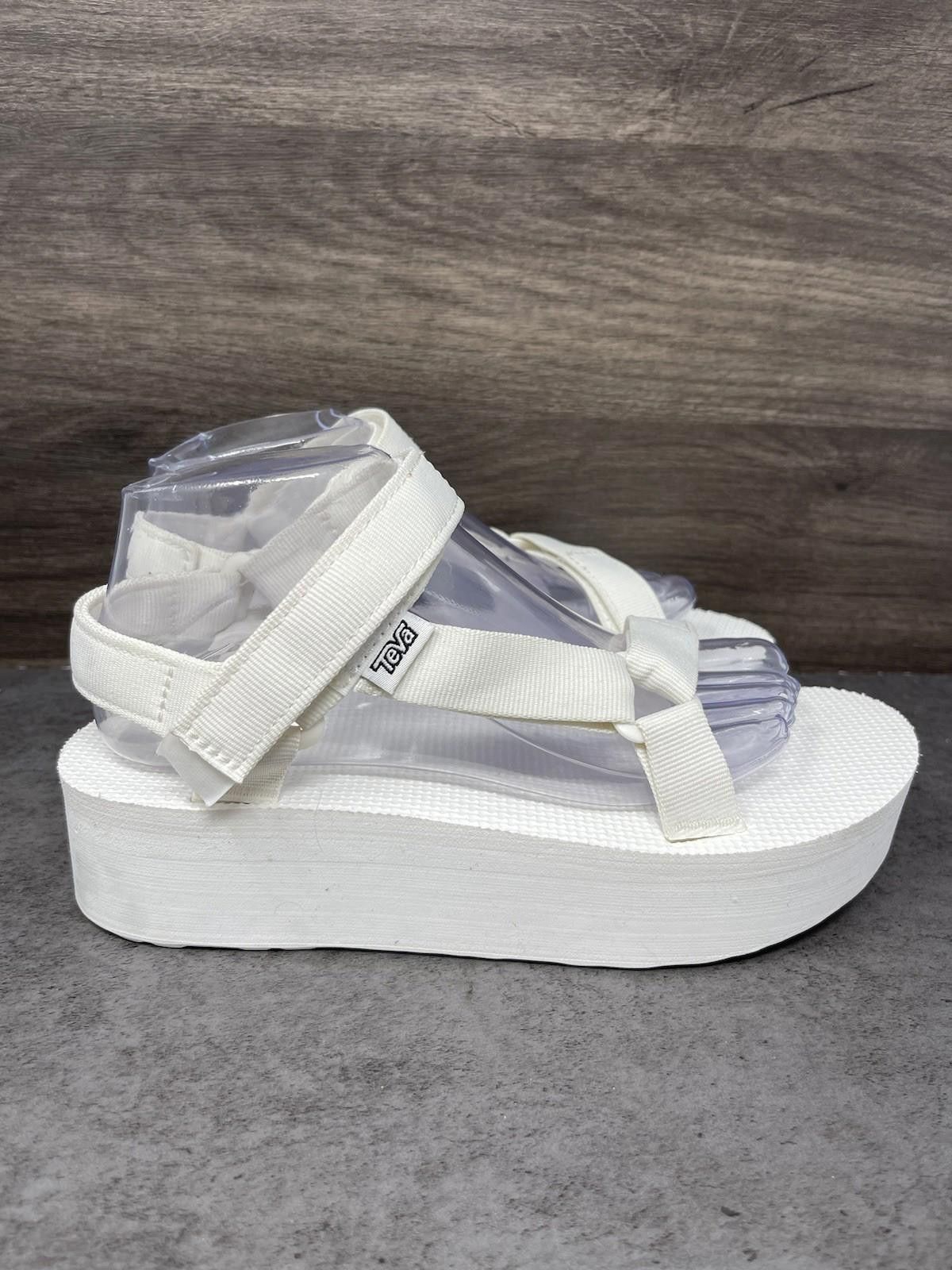 Teva TEVA Flatform Universal Sandals Womens Size 9 White Strap Size US 9 / IT 39 - 5 Thumbnail