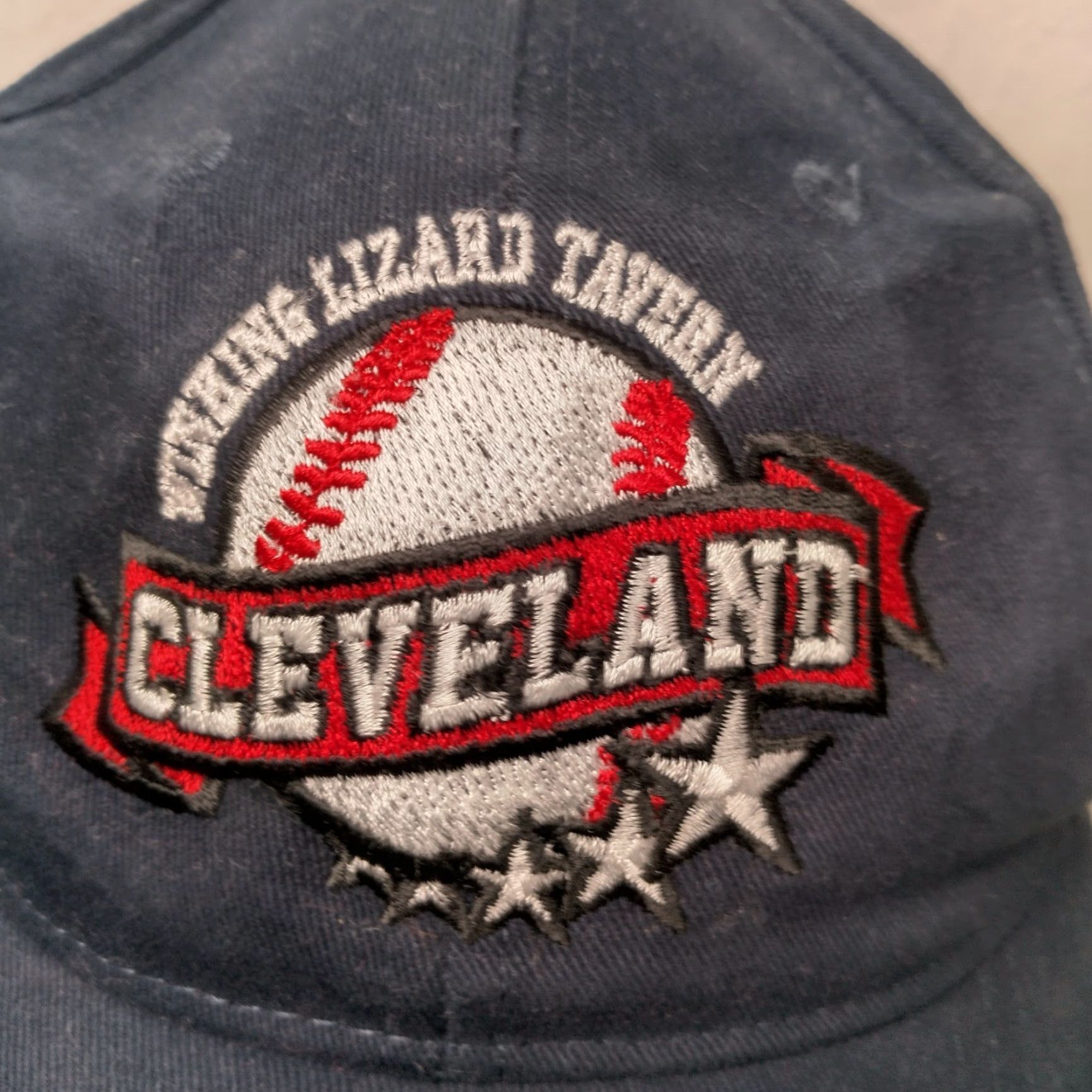 Vintage Winking Lizard Tavern Cleveland All Star Game Baseball Cap Hat Richardson Adjustable Embroidered One Size Blue Cotton Canvas Men Size ONE SIZE - 3 Thumbnail