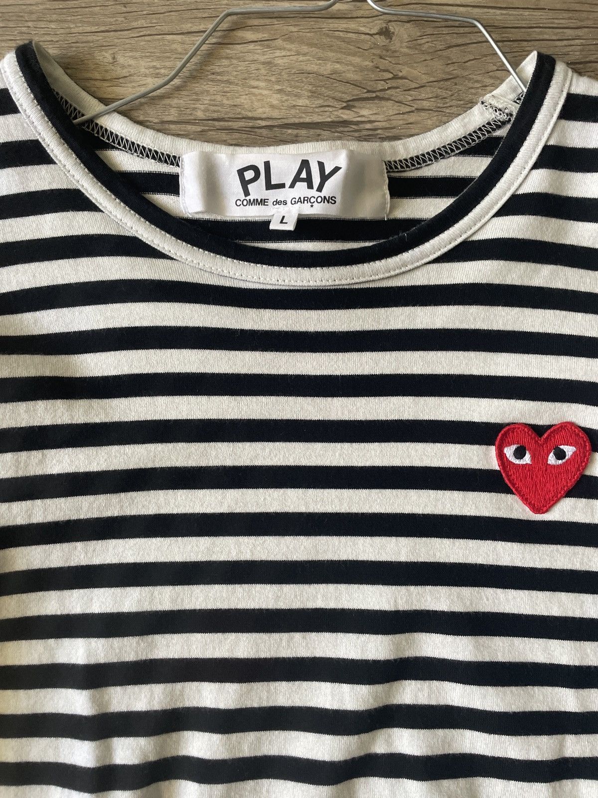 Comme des Garcons Comme Des Garçon Striped Long Sleeve Size US L / EU 52-54 / 3 - 8 Thumbnail