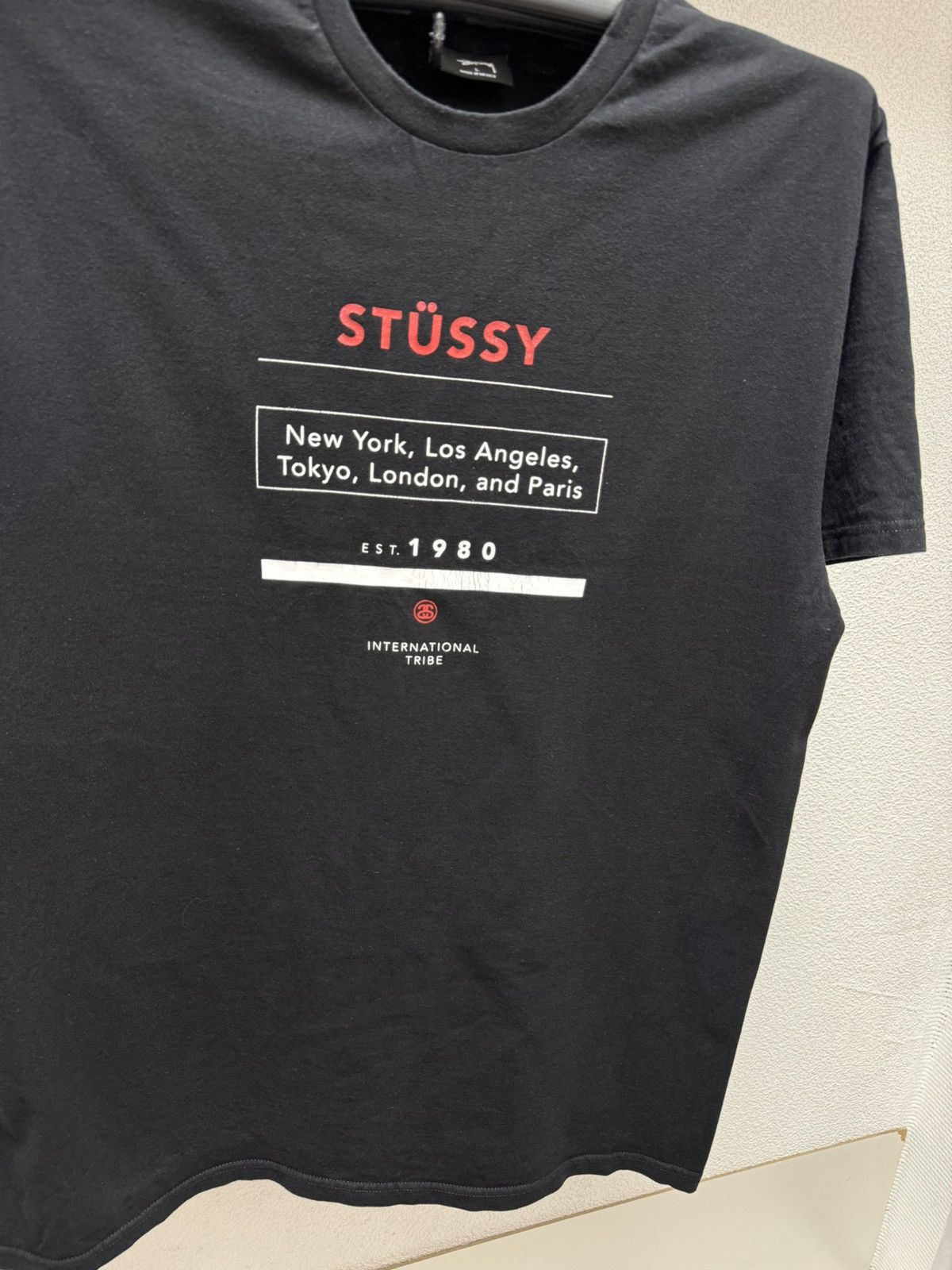 Stussy Stussy box logo vintage t-shirt L sz Size US L / EU 52-54 / 3 - 4 Thumbnail
