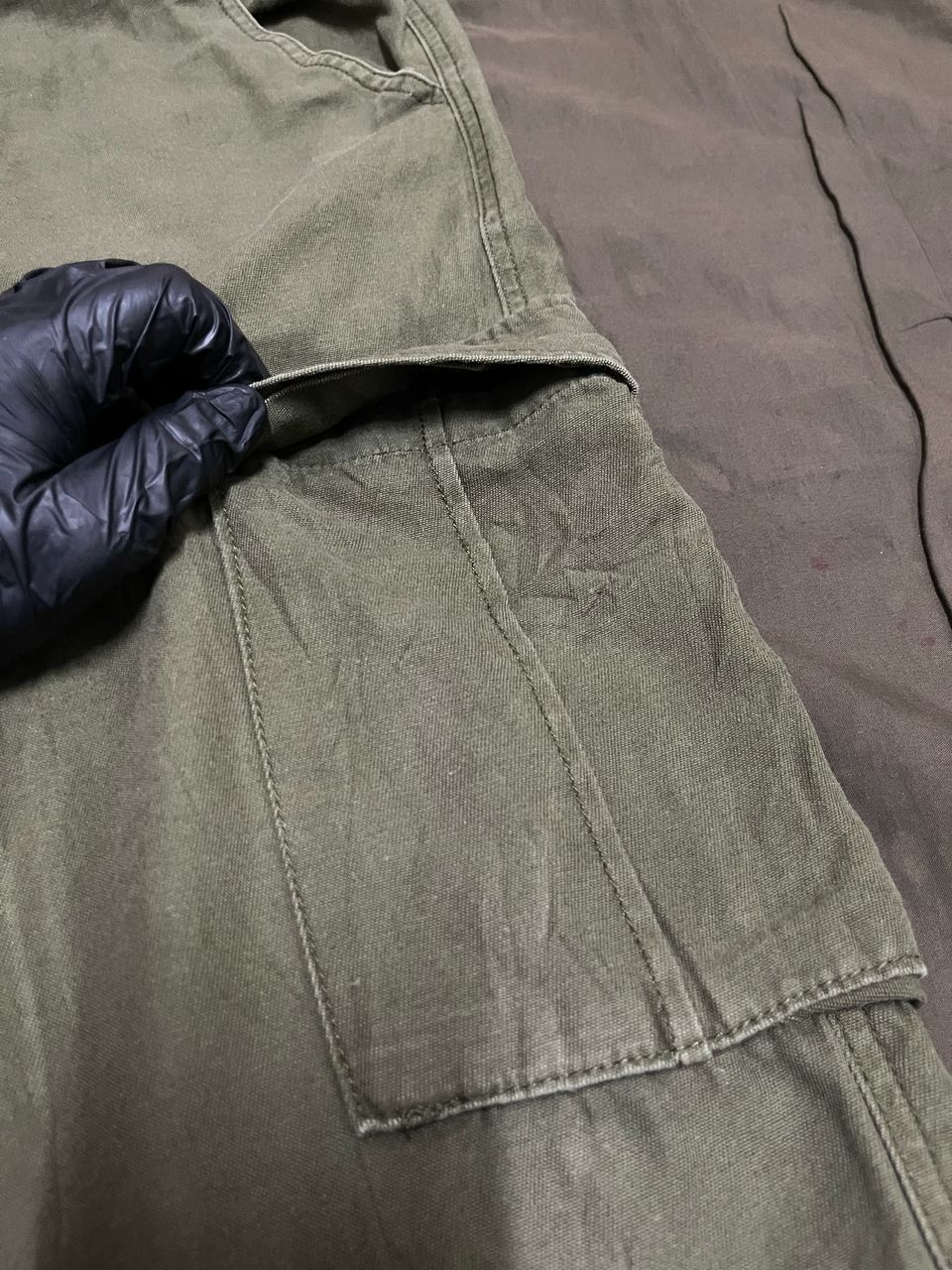 If Six Was Nine Vintage Jungle Storm Cargo Pants Size US 34 / EU 50 - 3 Thumbnail