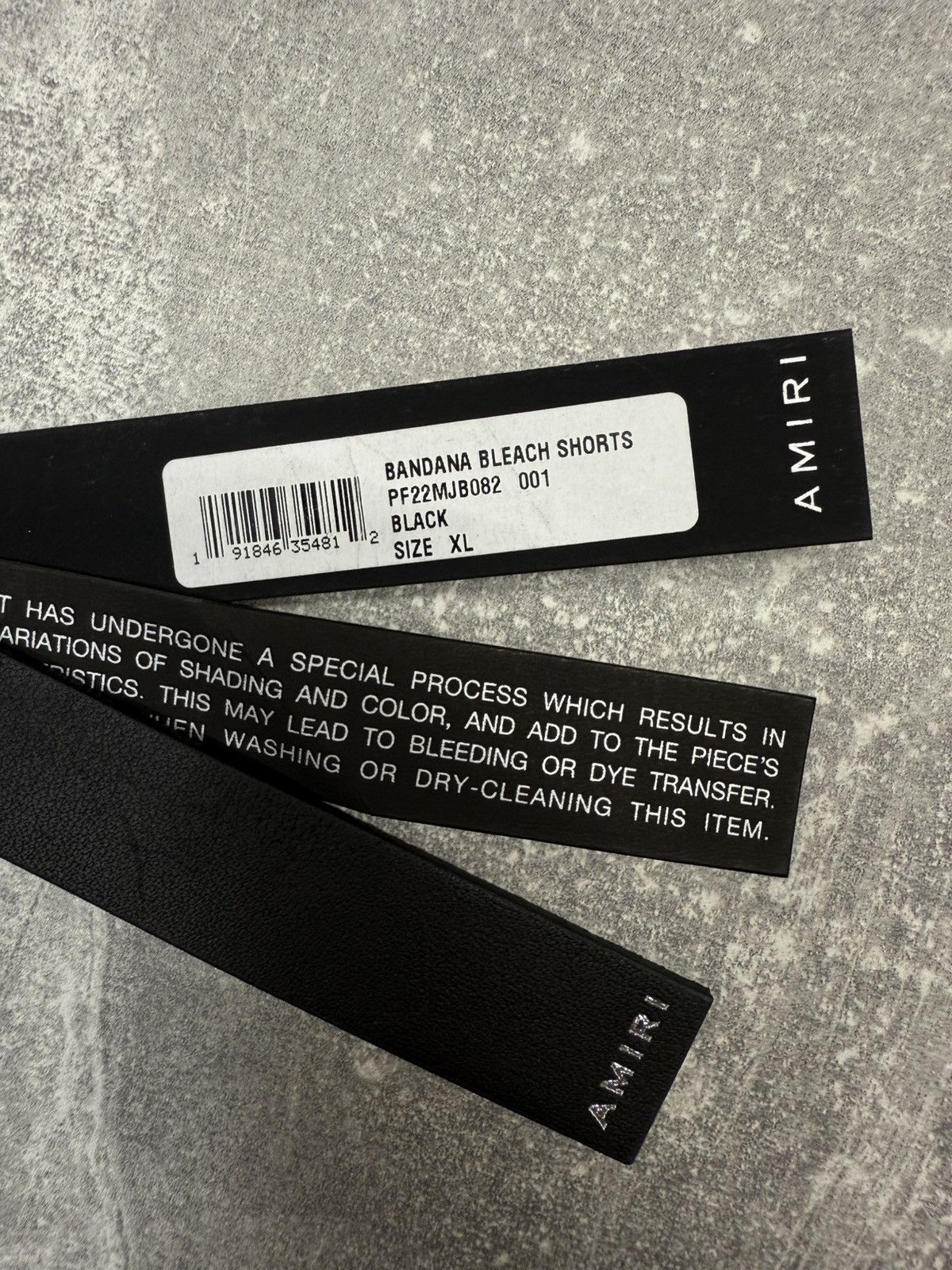 Amiri Bandana Bleach Shorts Black. size XL. BNWT. Size US 36 / EU 52 - 9 Thumbnail