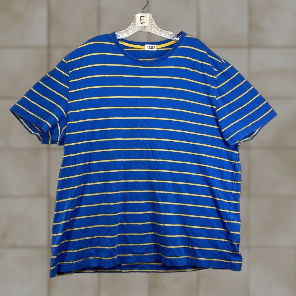 Vintage VINTAGE Saddlebred T-Shirt Men L/XL Short Sleeve Crew Neck Graphic Ramones Logo Cotton Blue & Yellow 80s Punk Grunge Size US L / EU 52-54 / 3 - 1 Thumbnail