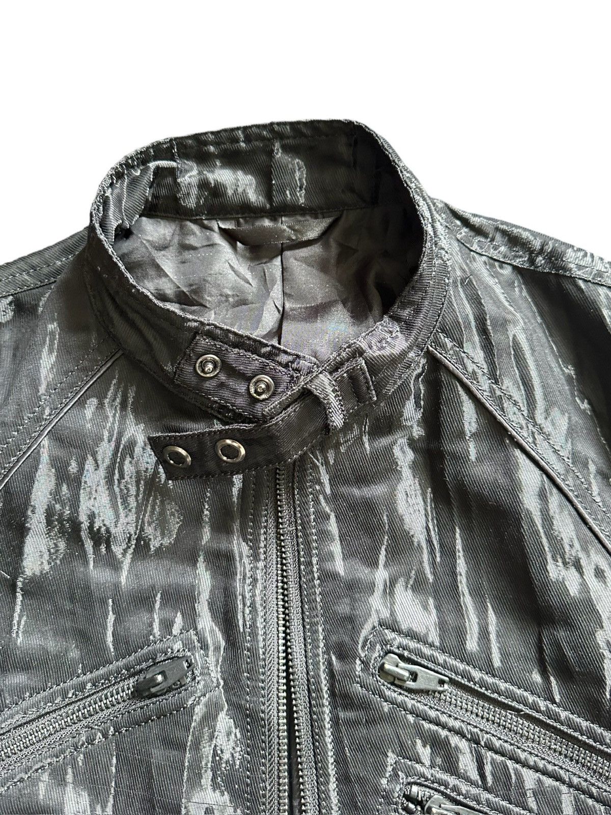 Yohji Yamamoto 00s A.A.R by Yohji Yamamoto biker zipper jacket Size US M / EU 48-50 / 2 - 6 Thumbnail