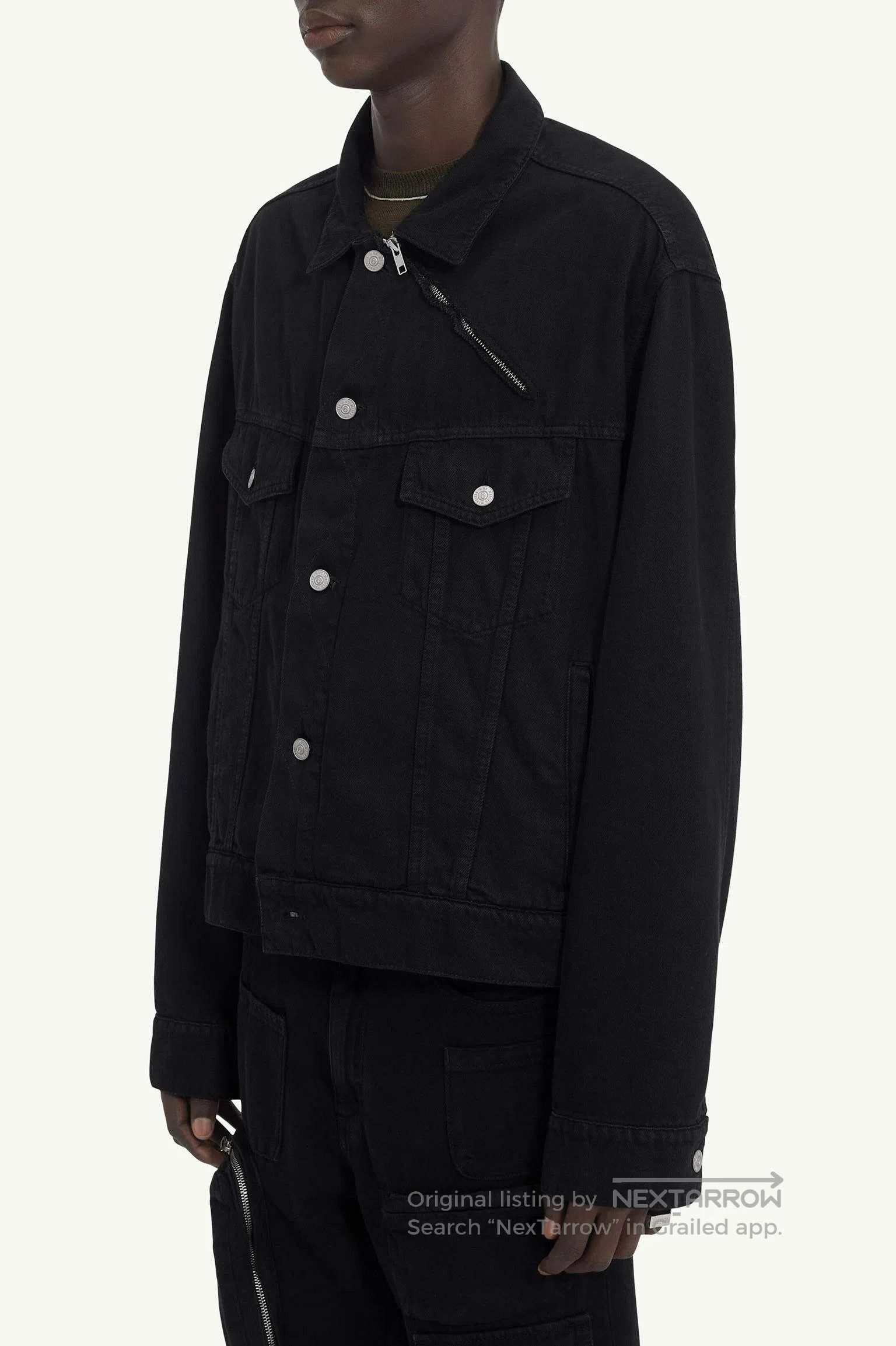 Maison Margiela Maison Margiela Collar Zip Denim Workwear Jacket Size US S / EU 44-46 / 1 - 7 Thumbnail