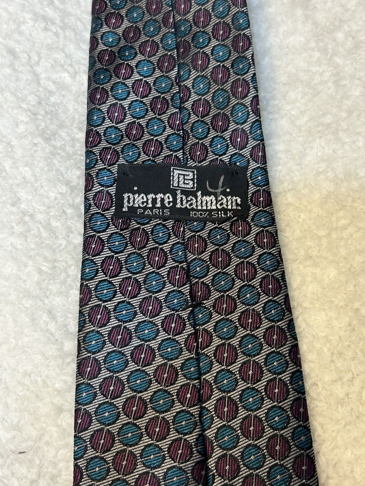 Balmain × Pierre Balmain × Vintage Balmain Dots Silk Tie Size ONE SIZE - 3 Thumbnail