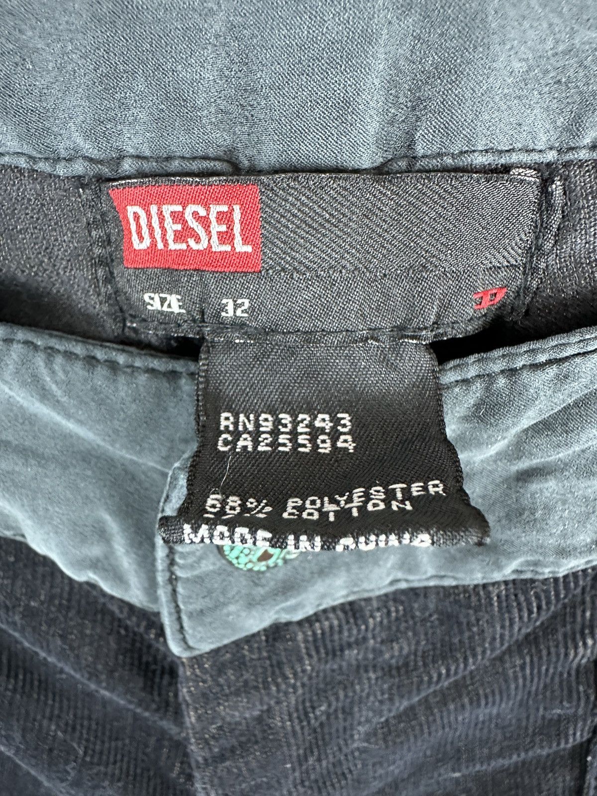 Diesel Black diesel flared corduroy pants Size US 32 / EU 48 - 4 Thumbnail