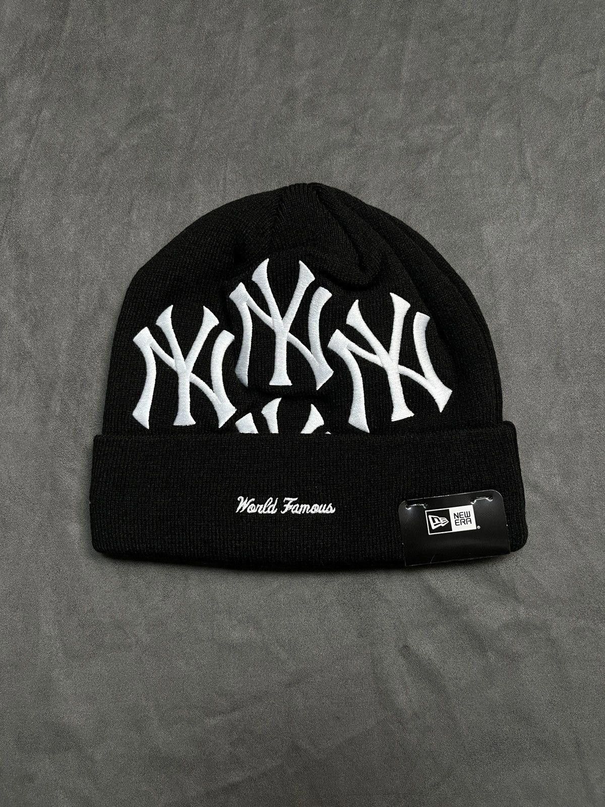 MLB × Supreme Rare FW21 Supreme New York Yankees New Era Box Logo Beanie Size ONE SIZE - 1 Thumbnail
