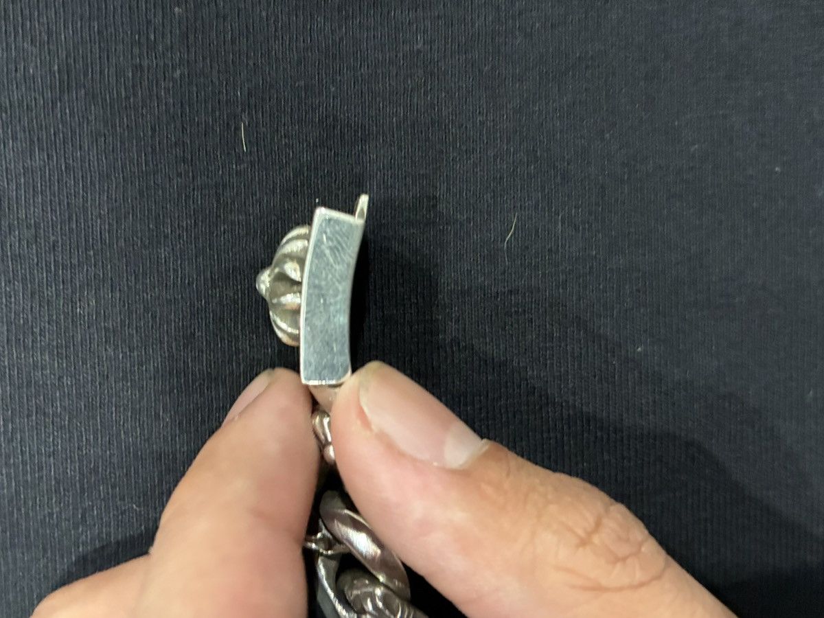 Chrome Hearts Large Fancy Link Plus Cross Box ID Bracelet