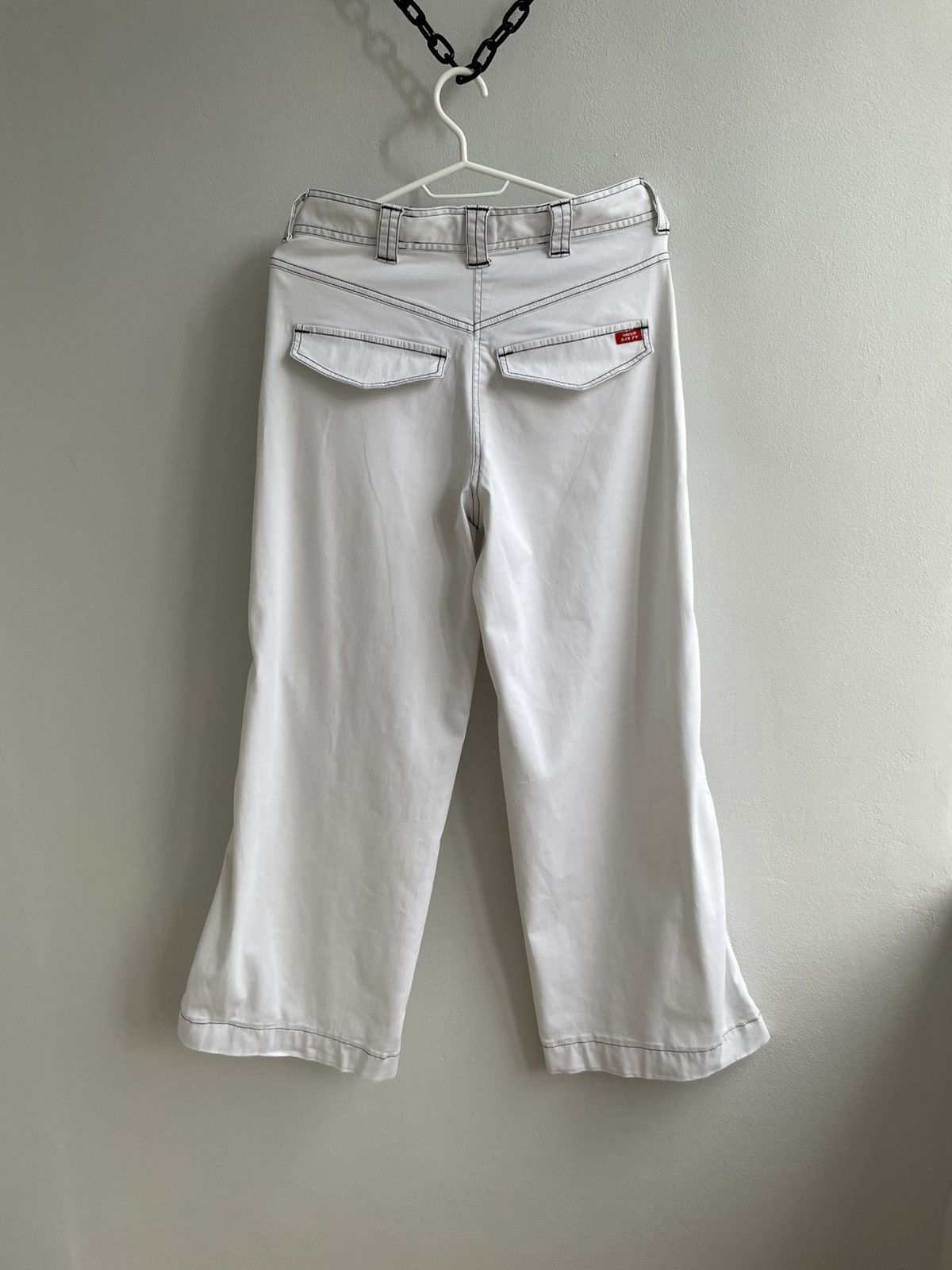Miss Sixty Miss Sixty Vintage Flared Pants White Denim Jeans Size 27" / US 4 / IT 40 - 1 Thumbnail