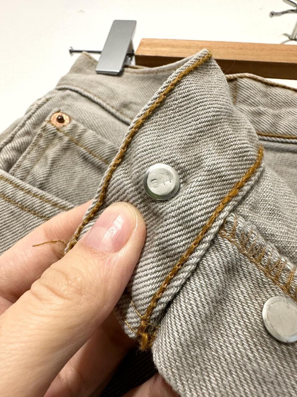 Levi's × Vintage Rare Made in USA Levi's 1990's Denim Shorts W29 Size 29" - 4 Thumbnail
