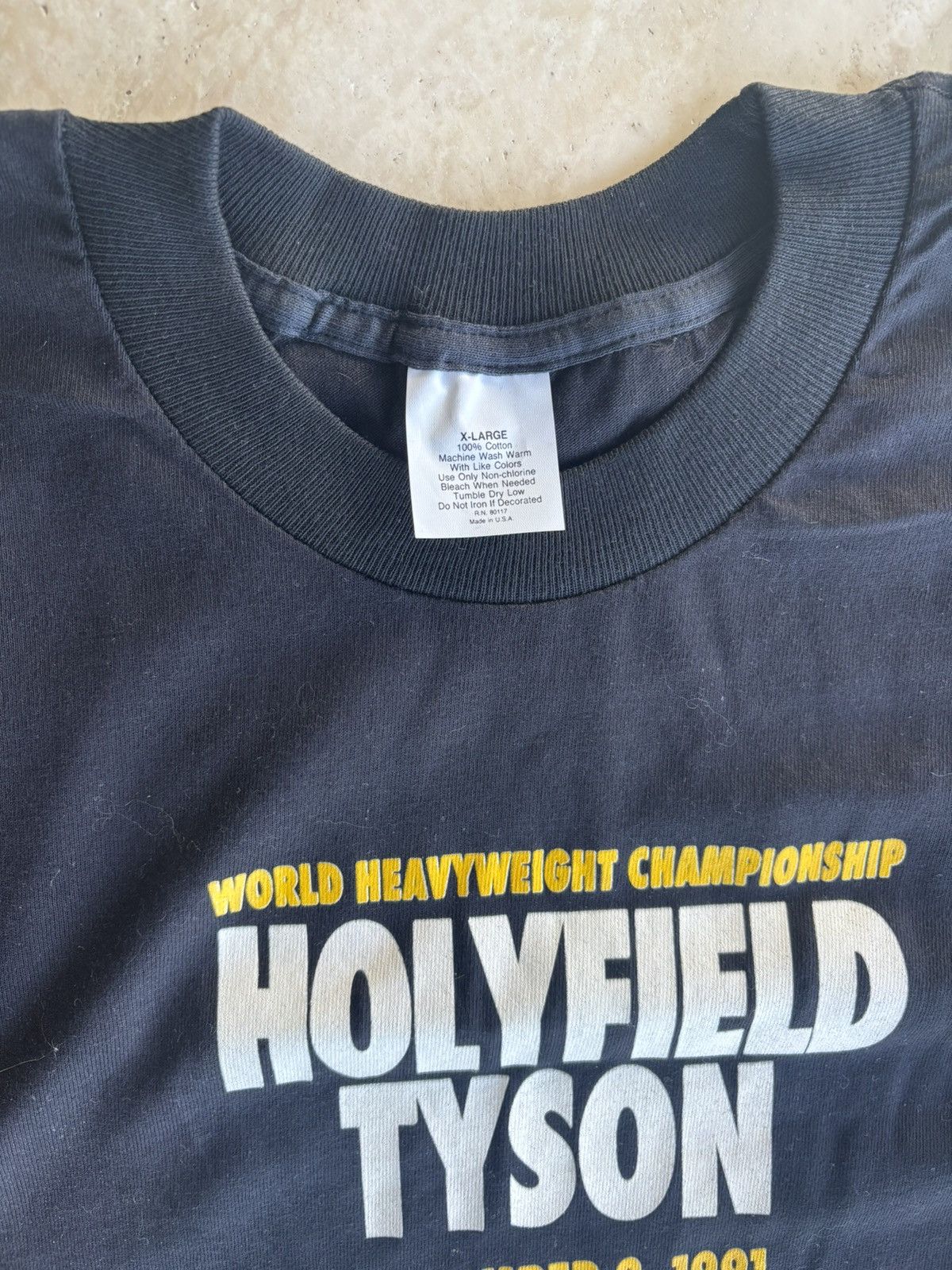 Other Mike Tyson x Evander Holyfield Boxing Tee Size US XL / EU 56 / 4 - 3 Thumbnail