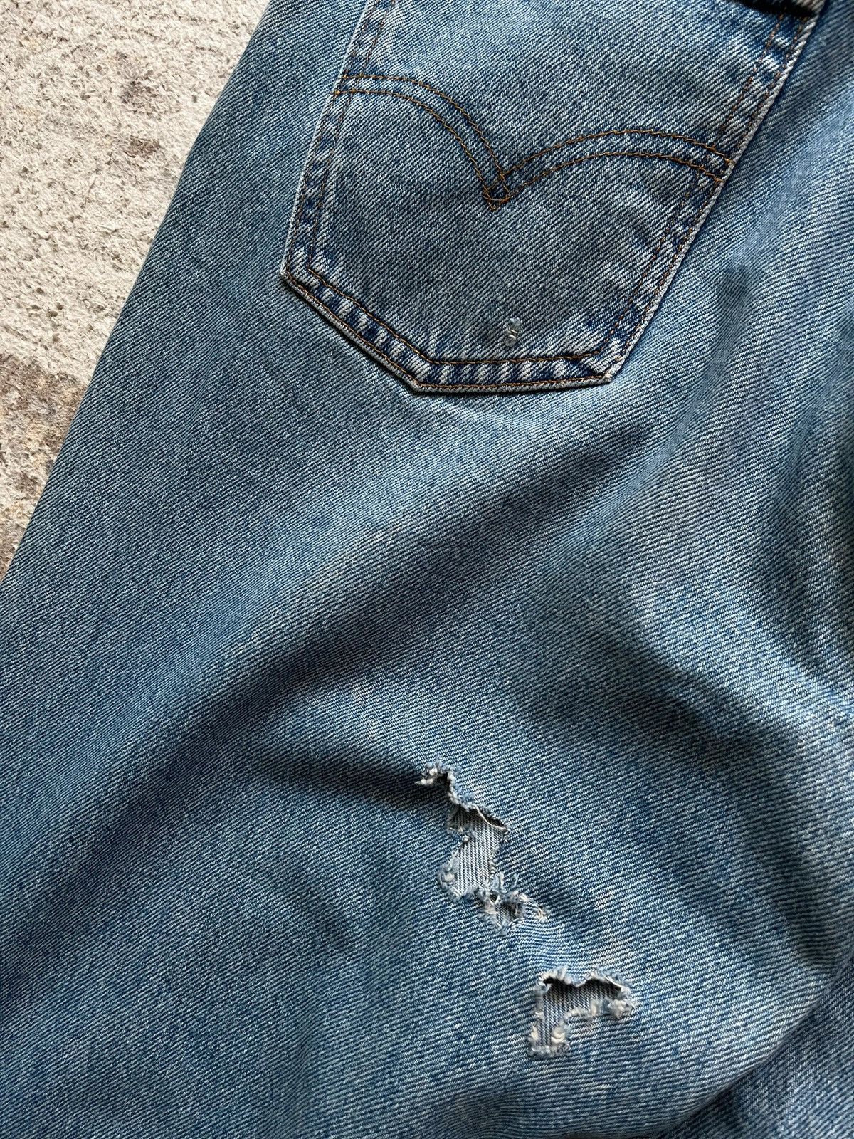 Levi's Levi’s 553 Sz W 34 L 34 Made in USA Rat Distressed Rare Size US 34 / EU 50 - 15 Thumbnail