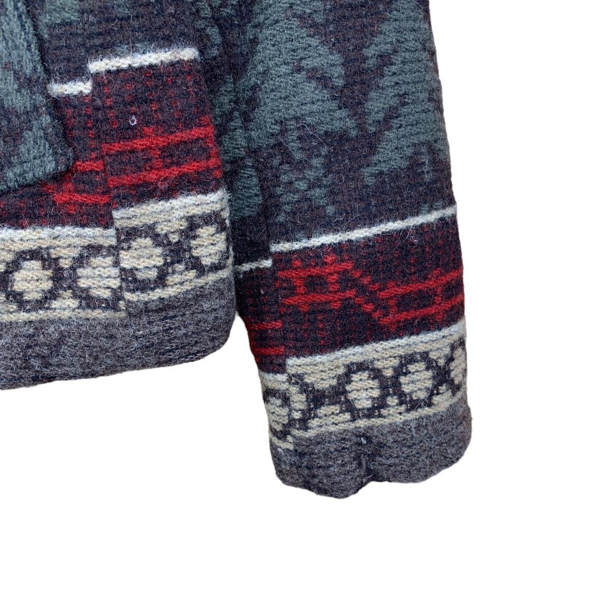 Johnson Woolen Mills × Native Vintage Johnson Woolen Mills Native Hoodie Jacket Size ONE SIZE - 5 Thumbnail