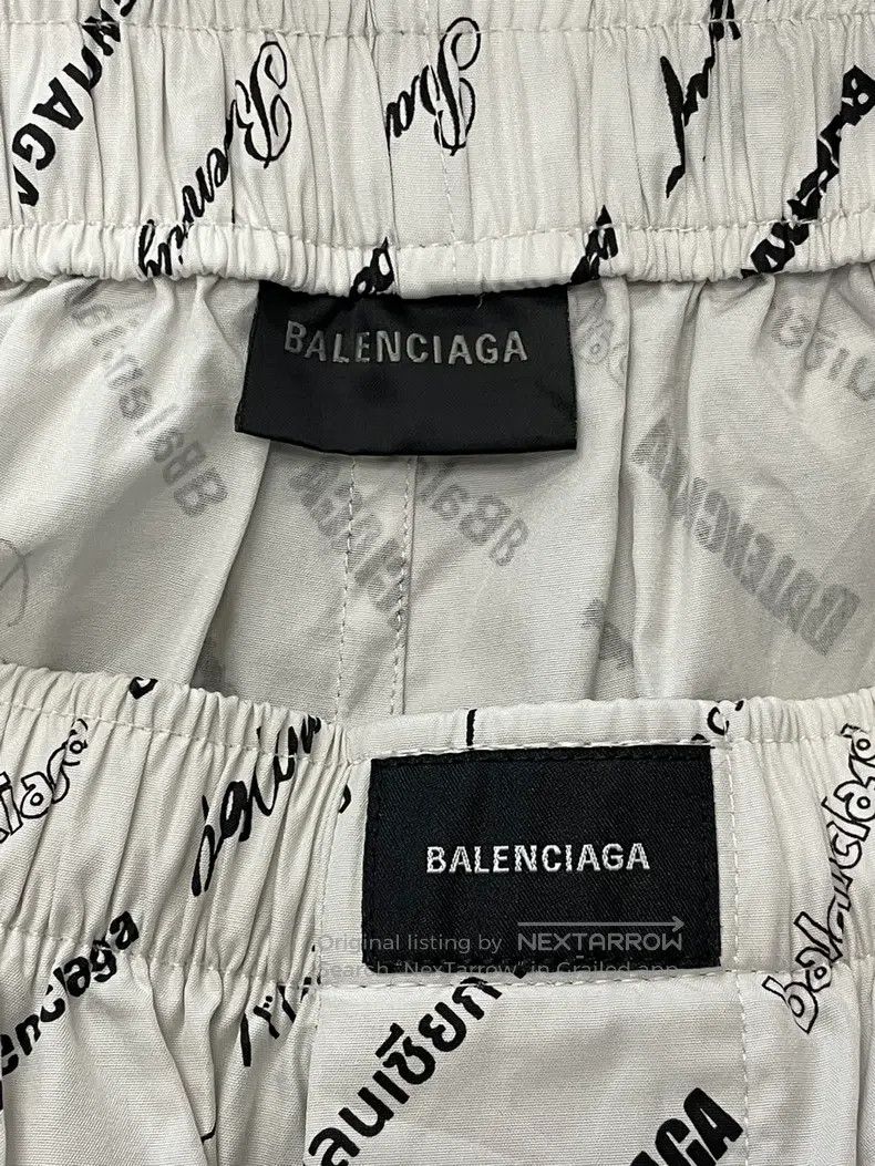 Balenciaga Balenciaga Black and white color-block pants with full let Size US 32 / EU 48 - 4 Thumbnail