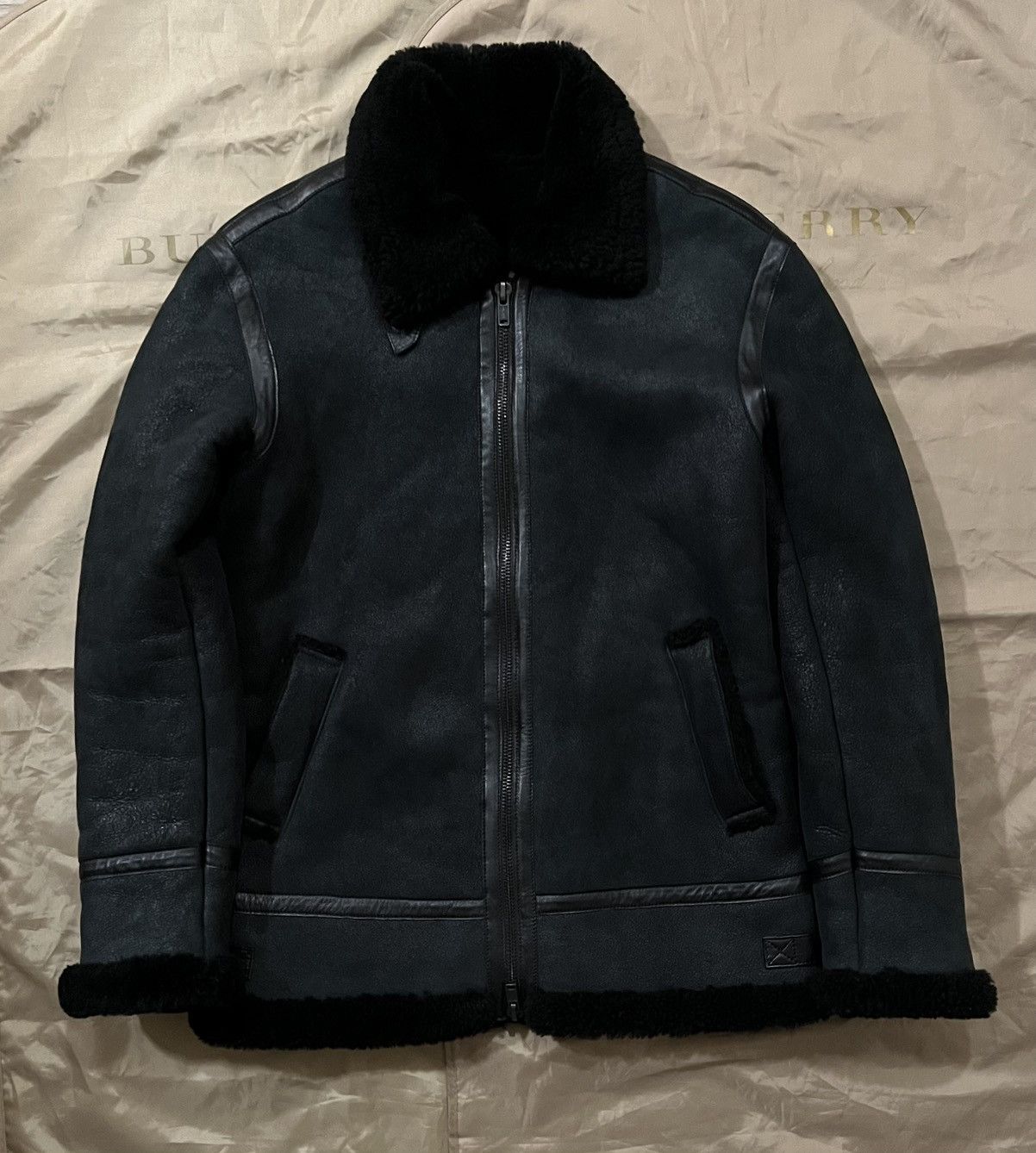 Levi's Made & Crafted Levi’s Made & Crafted Shearling Jacket Black Size 2 M/L Size US M / EU 48-50 / 2 - 1 Thumbnail
