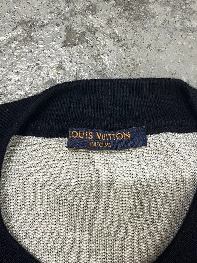 Louis Vuitton Louis Vuitton Uniform Navy Striped T-Shirt Size US XS / EU 42 / 0 - 7 Thumbnail