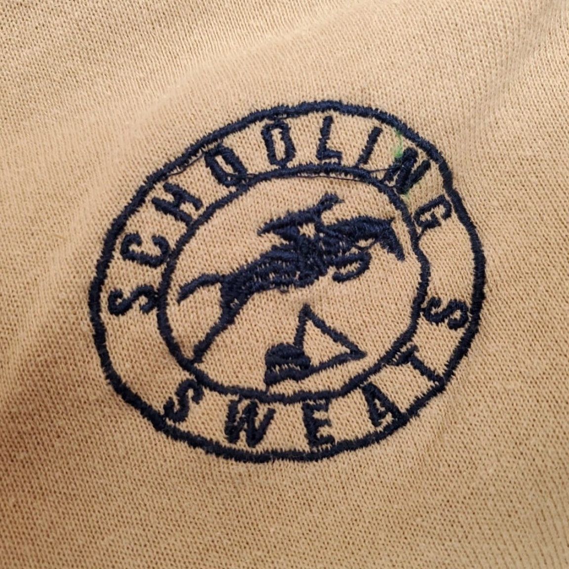 Vintage VINTAGE Schooling Sweats Pants Mens Large Tan Beige Equestrian Jodhpur Fleece USA 90s Logo Embroidered Size US 33 - 4 Thumbnail