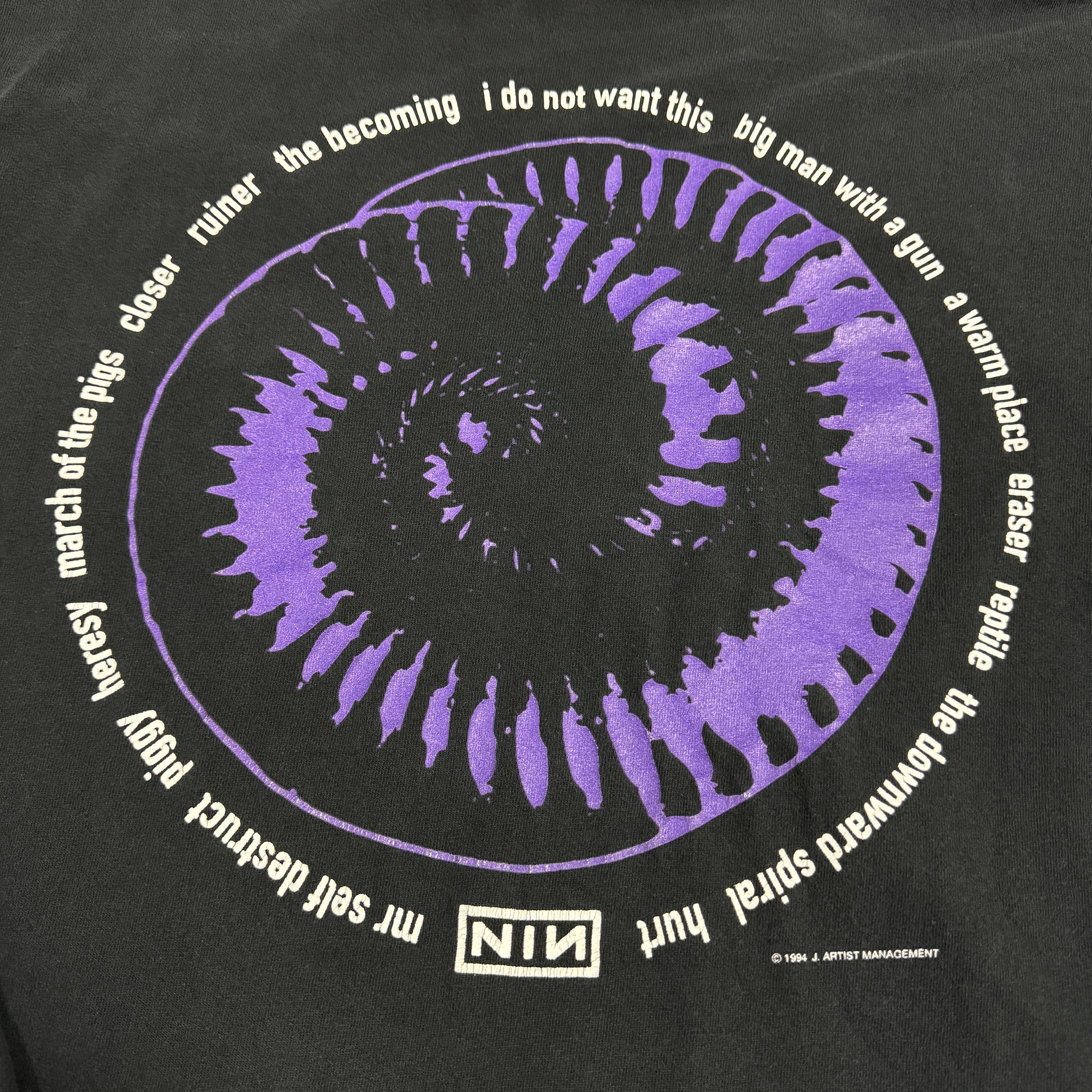 Band Tees Vintage 90s Nine Inch Nails Longsleeve Size US XL / EU 56 / 4 - 8 Thumbnail