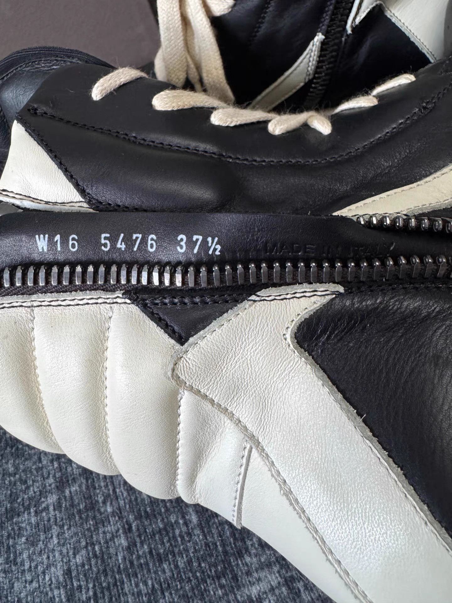 Rick Owens Rick Owens Mainline Triangle Sneakers Size US 7.5 / IT 37.5 - 7 Thumbnail