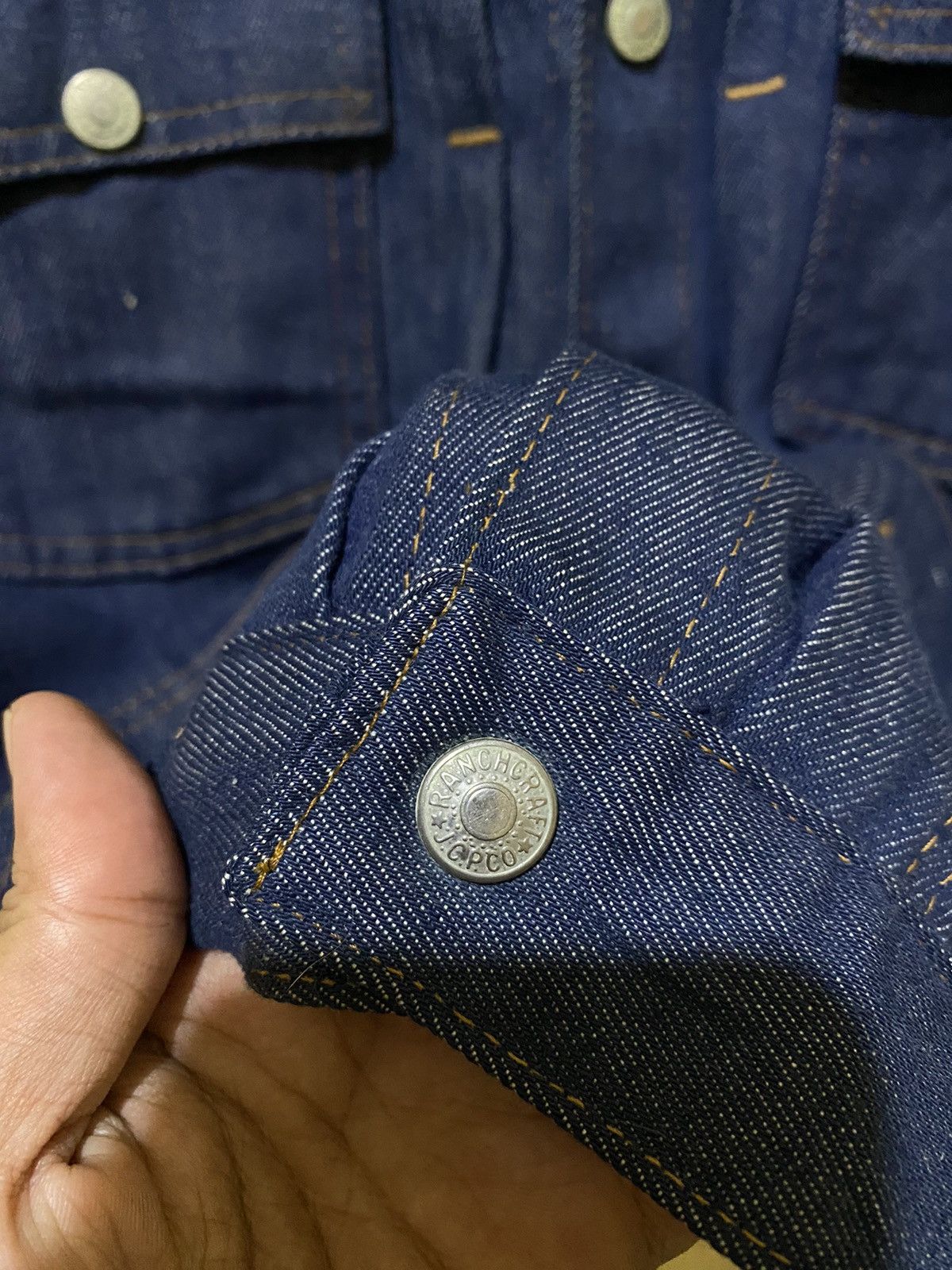 Vintage Rare towncraft selvedge denim jaket Size US M / EU 48-50 / 2 - 5 Thumbnail