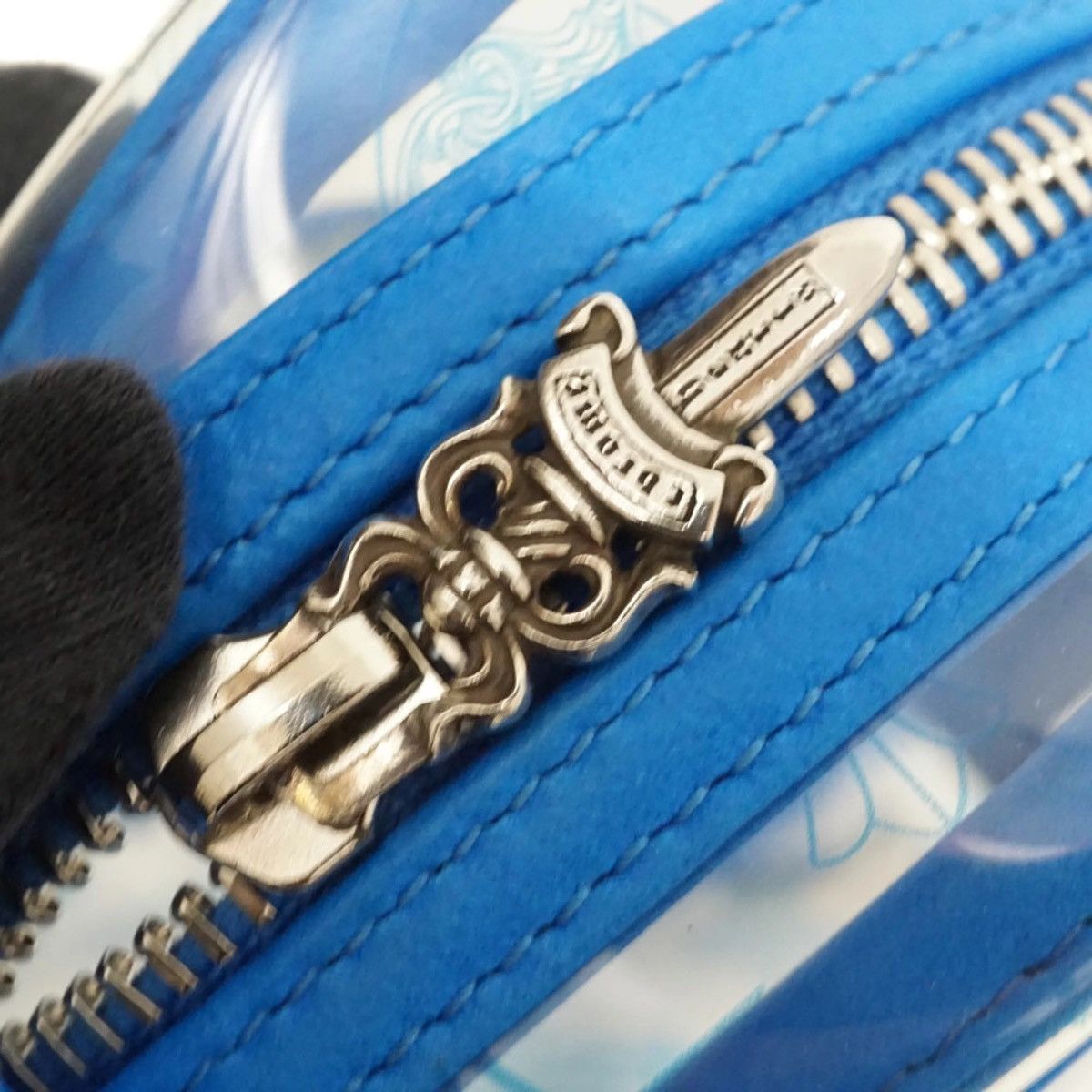 Chrome Hearts Chrome Hearts Taka Mini VINYL BAG CROSS PATCH PVC Blue Size ONE SIZE - 9 Thumbnail