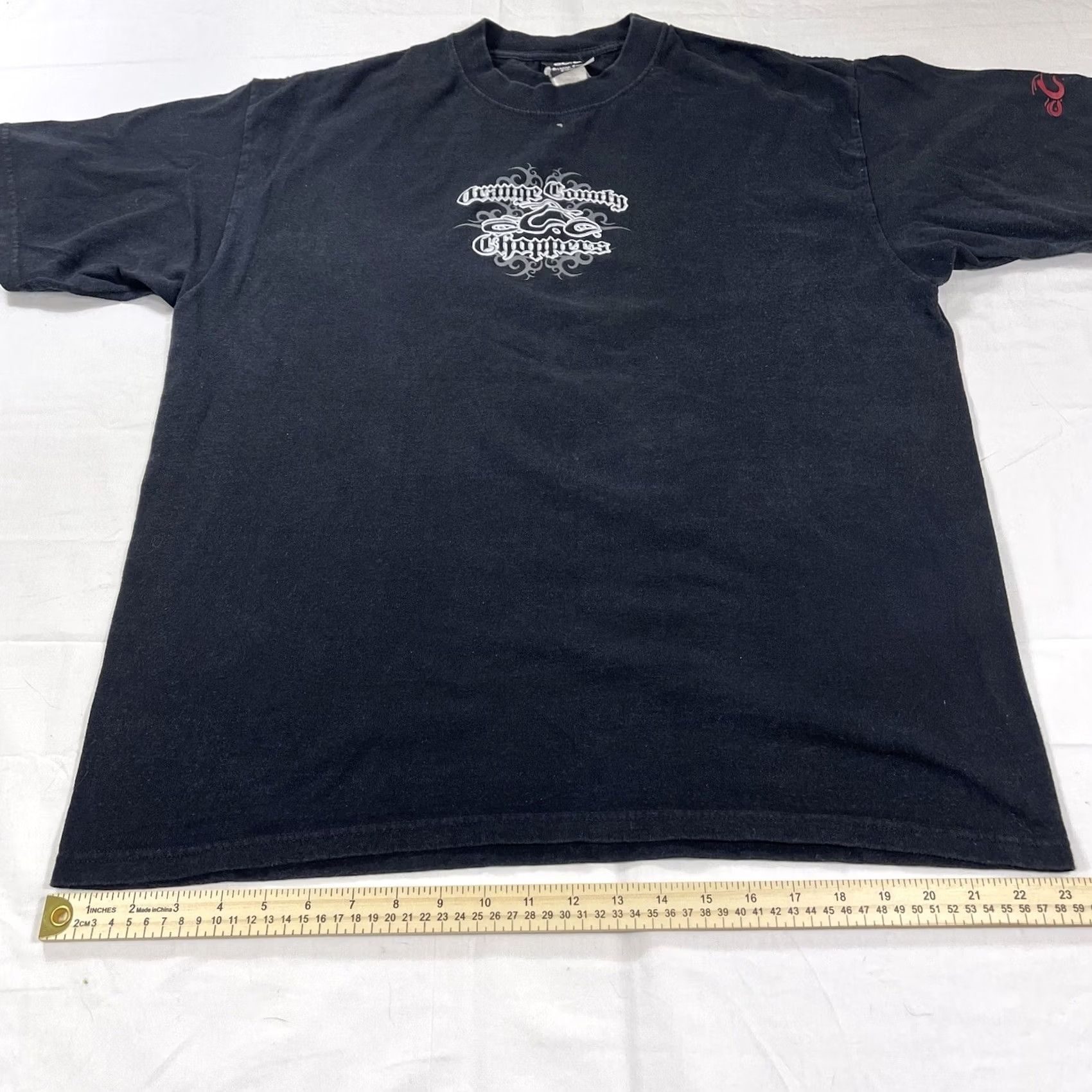 Vintage VINTAGE Orange County Choppers T-Shirt XL Black 90s 2X Sword Graphic Motorcycle Biker USA Men Shirt Size US XL / EU 56 / 4 - 6 Thumbnail