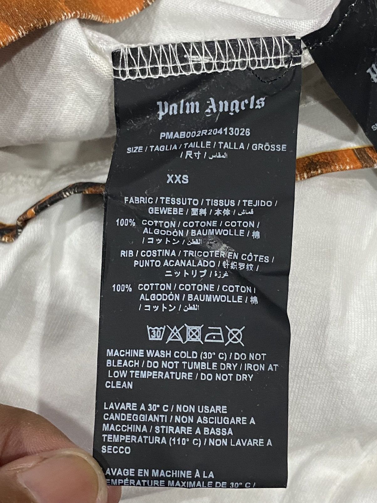 Palm Angels Rare🔥PALM ANGELS Dstressed L/S Shirt sz xs Size US XS / EU 42 / 0 - 21 Thumbnail