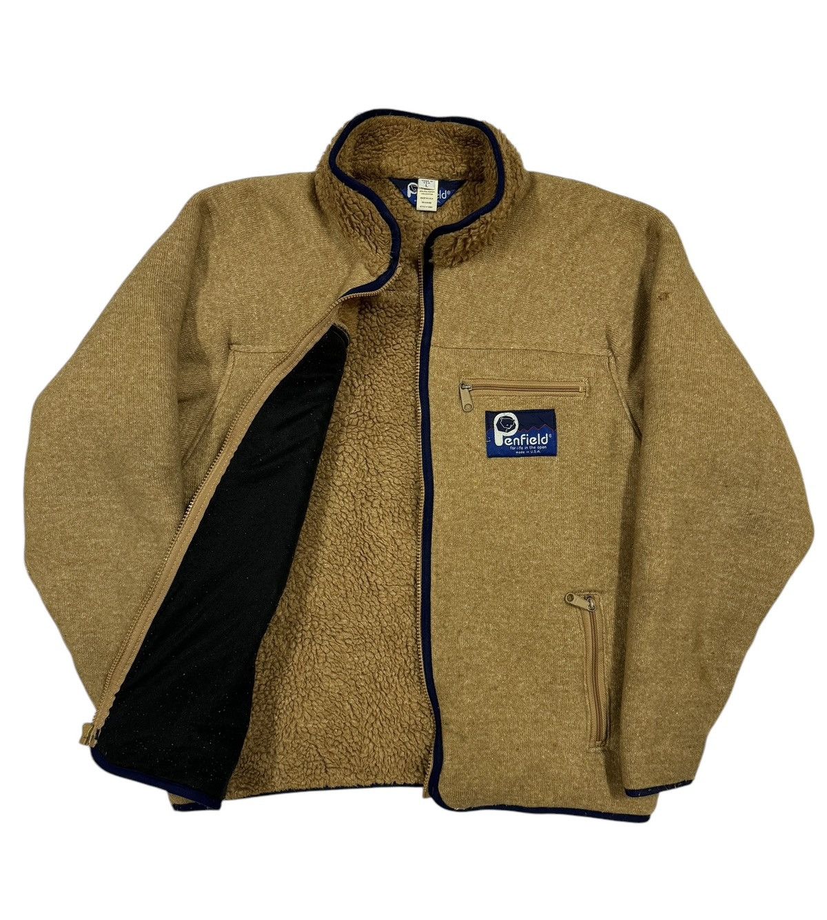 Patagonia × Penfield × Vintage Vtg🔥80’s Penfield Fleece Sherpa Retro-X Inspired Patagonia Size US L / EU 52-54 / 3 - 2 Thumbnail