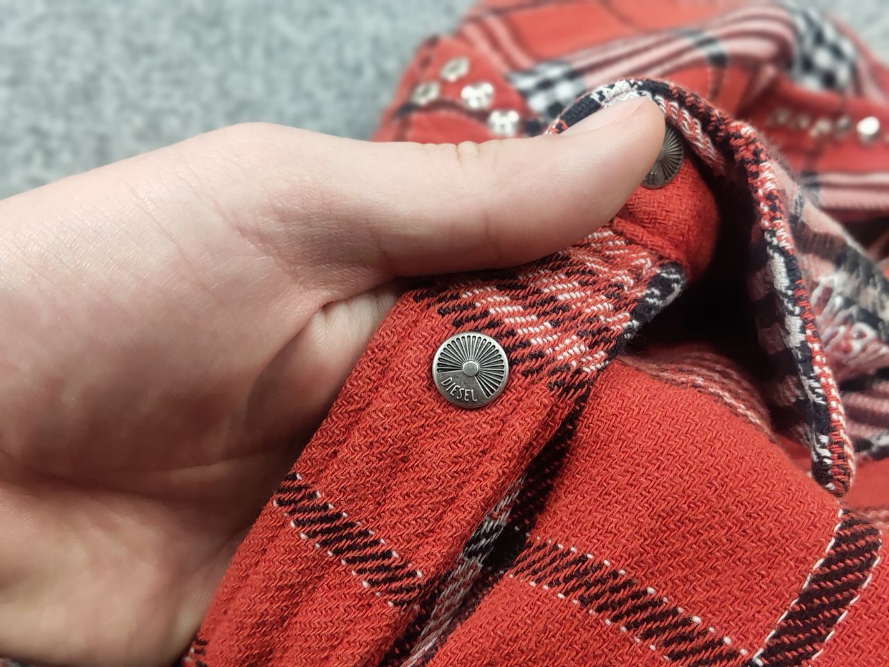Diesel Diesel alchemy from above Distressed Plaid Flannel Shirt Size US M / EU 48-50 / 2 - 15 Thumbnail