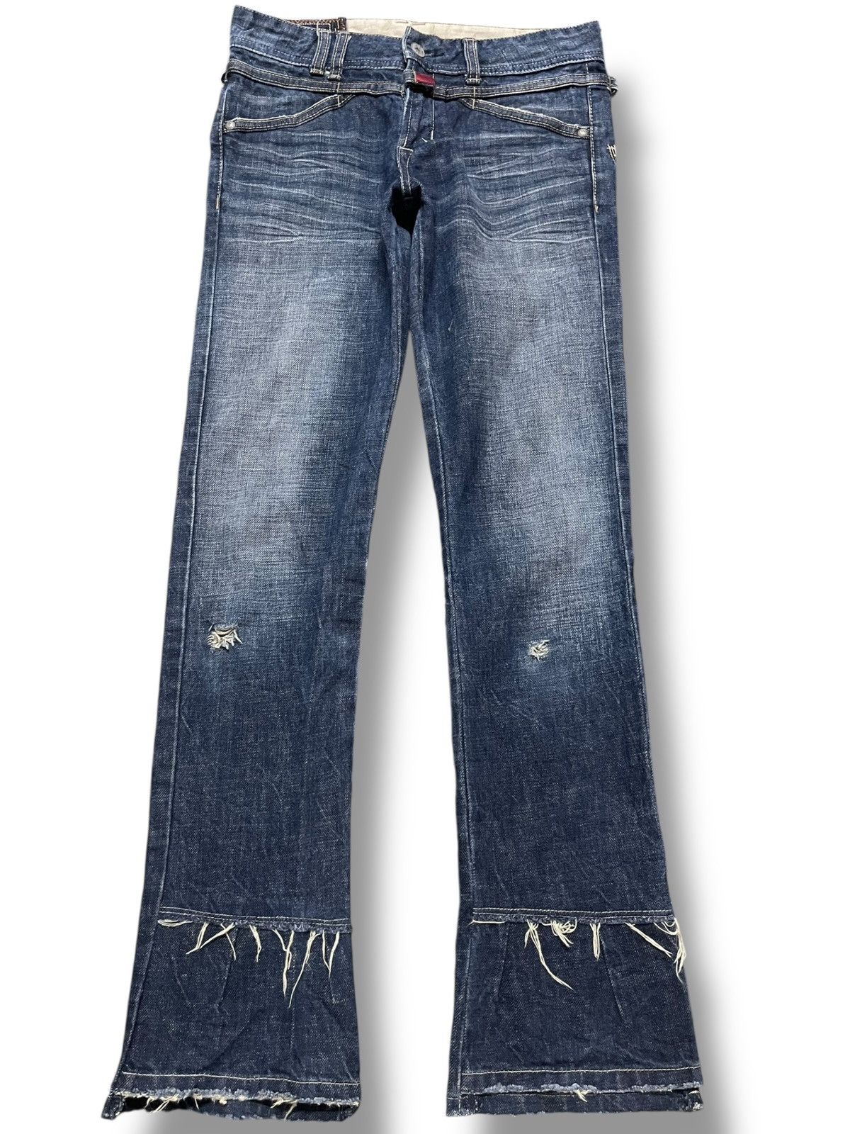 Marithe + Francois Girbaud Vintage Le Jean De Marithe Francois Avantgarde Denim Size US 28 / EU 44 - 1 Thumbnail