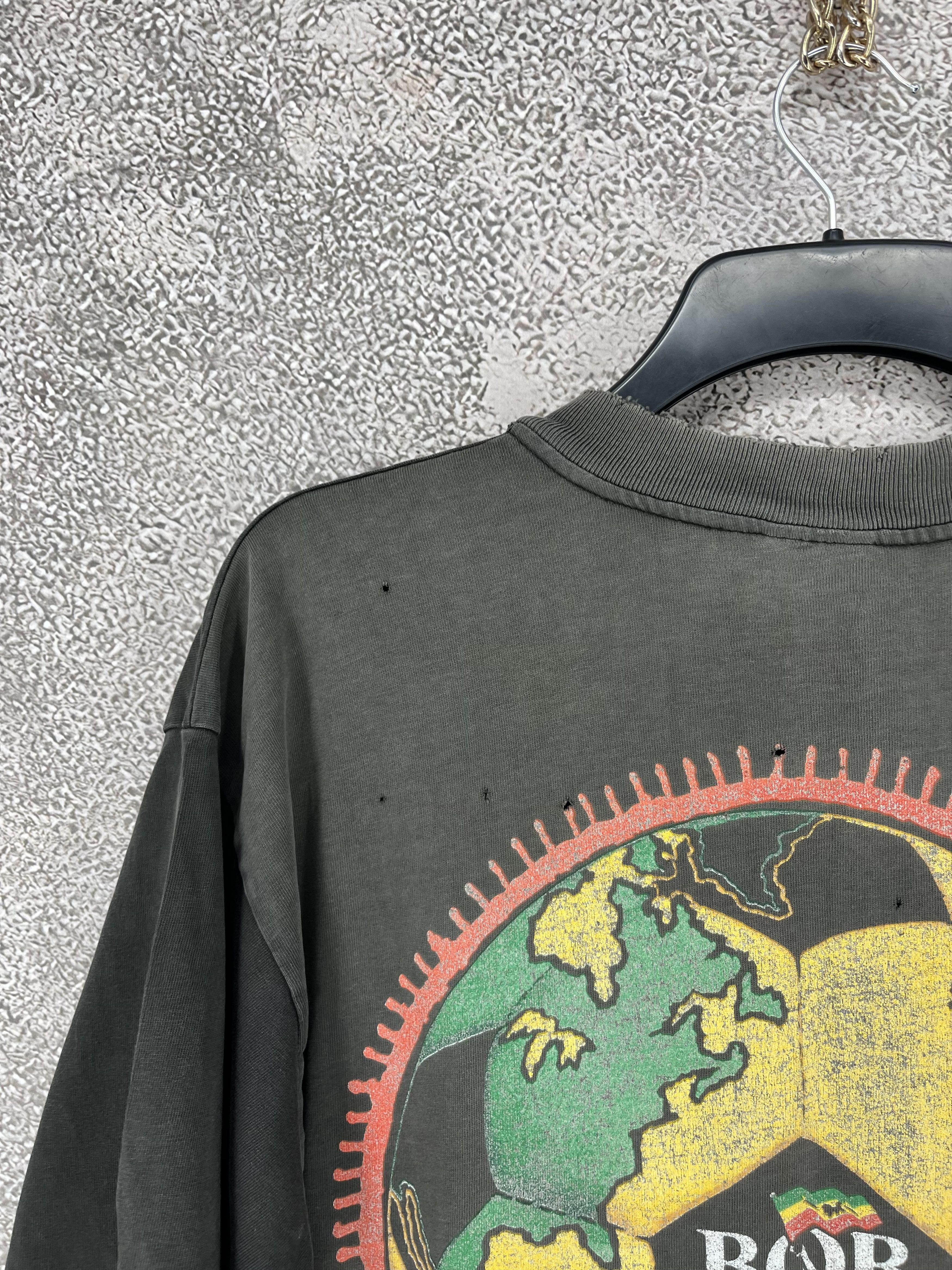 Band Tees VTG 90'S RARE BOB MARLEY SOCCER FOOTBALL T SHIRT MEN'S Size US S / EU 44-46 / 1 - 16 Thumbnail