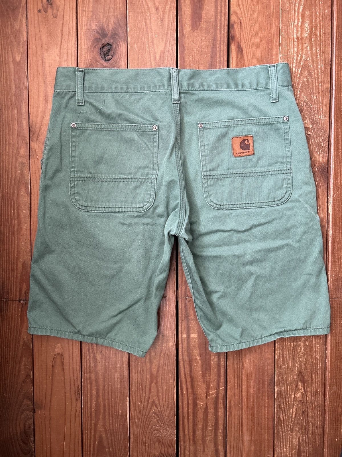 Carhartt Carhartt WIP Lincoln Simple Green Shorts Size US 32 / EU 48 - 1 Thumbnail