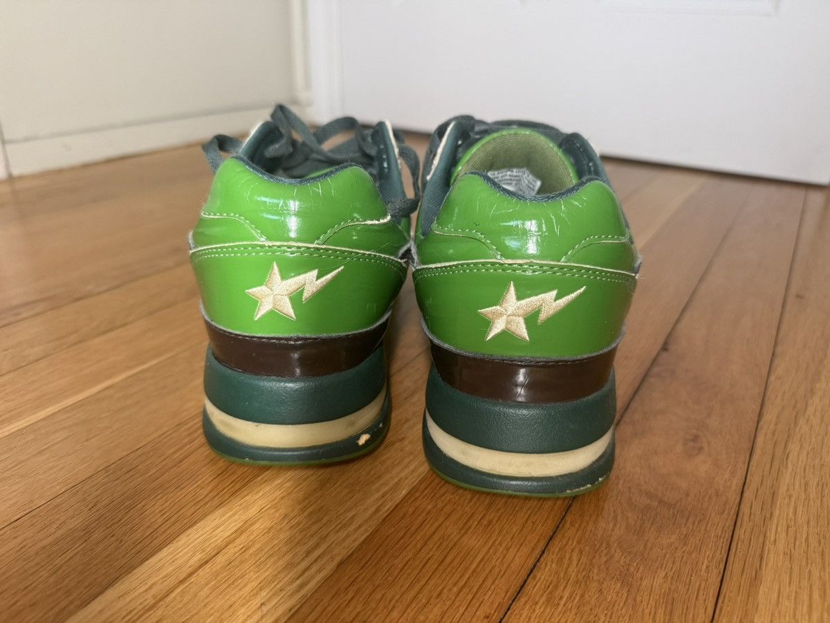 Bape Roadsta Green/White/Brown US10.5 Size US 10.5 / EU 43-44 - 3 Thumbnail