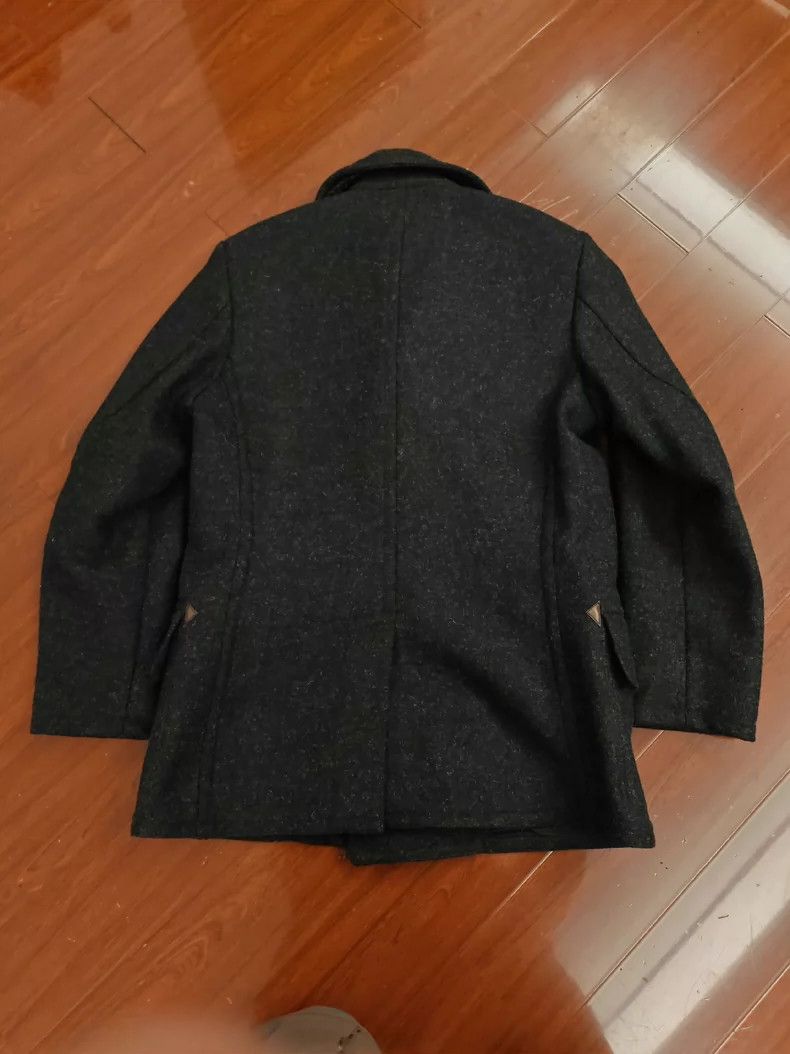 RRL Ralph Lauren RRL Ralph Lauren Coarse wool double breasted navy coat Size US M / EU 48-50 / 2 - 2 Thumbnail