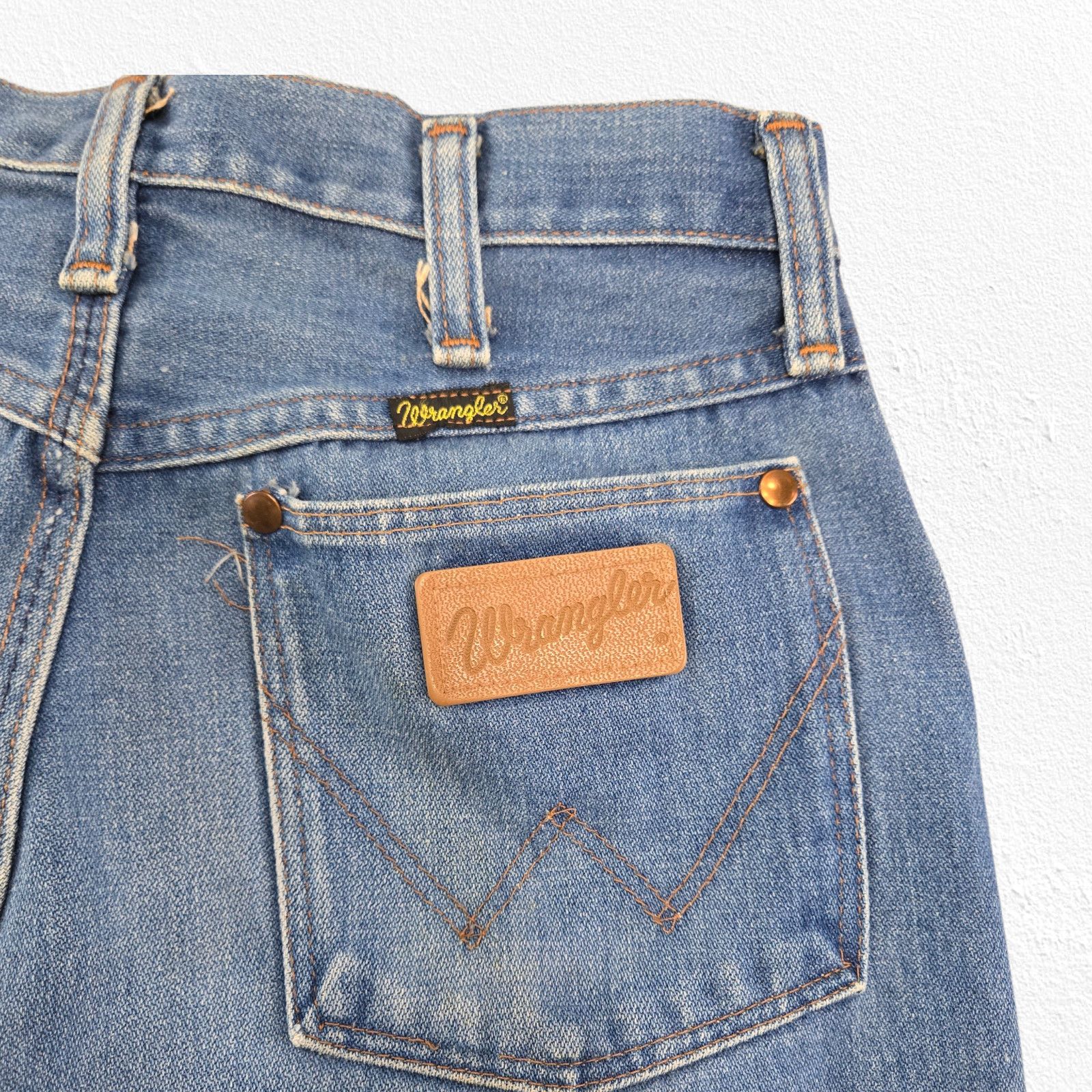 Wrangler Vintage 70s Wrangler 910 Flare Jeans 28 Size 28" / US 6 / IT 42 - 10 Thumbnail