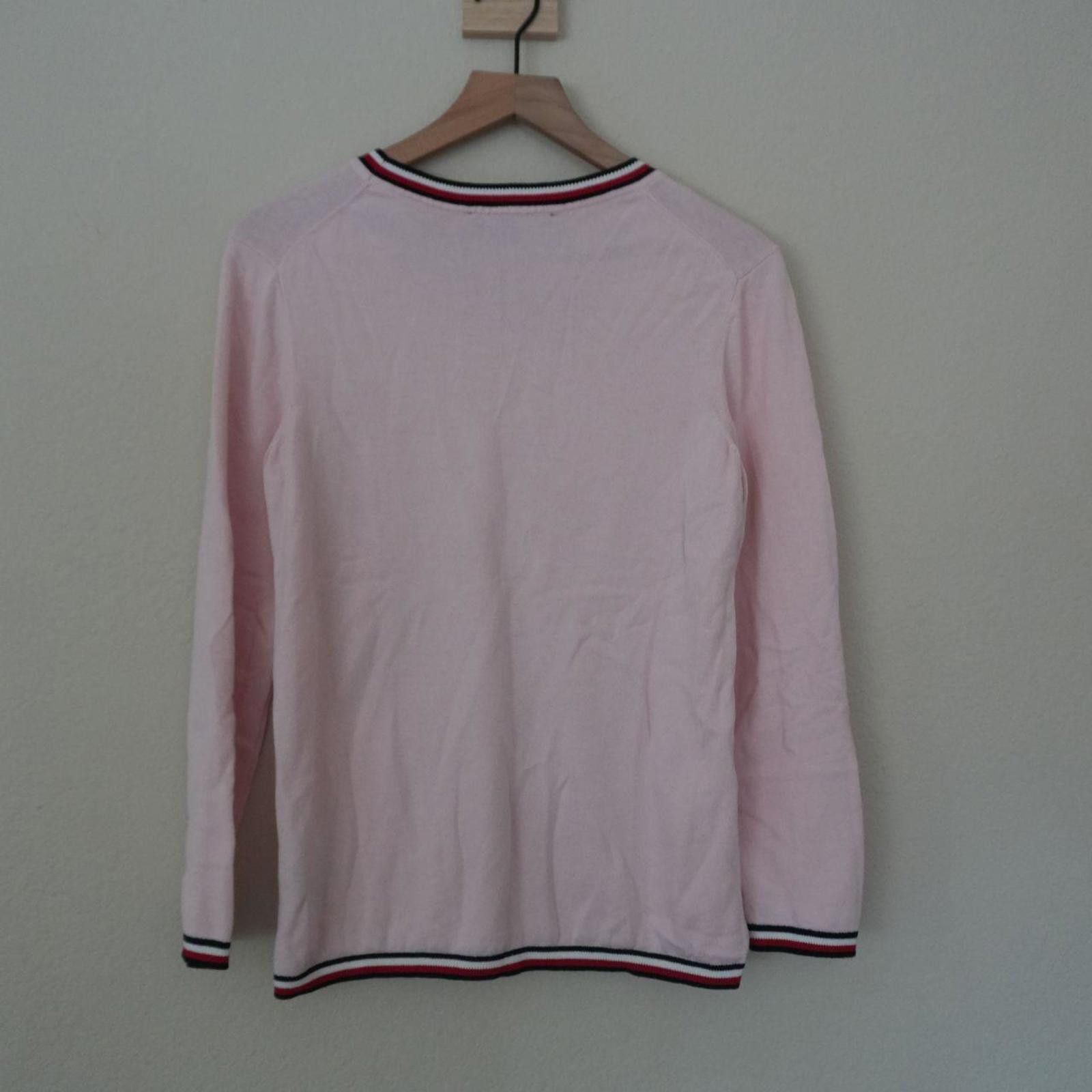 Tommy Hilfiger Tommy Hilfiger Sweater Women's L Pink Pullover Long Sleeve Size L / US 10 / IT 46 - 5 Thumbnail