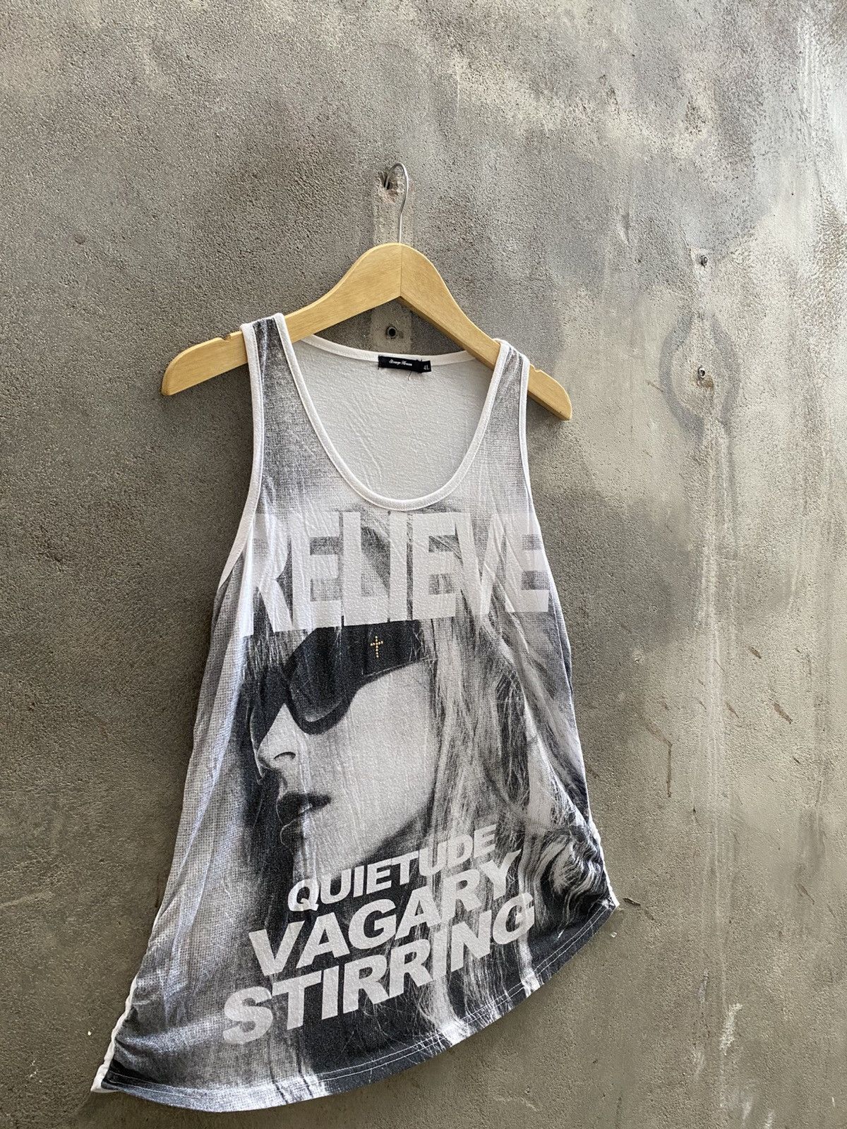Hysteric Glamour × If Six Was Nine × Le Grande Bleu (L.G.B.) 2000s Strange Heaven poem tanktop hystric glamor styel Size US L / EU 52-54 / 3 - 4 Thumbnail