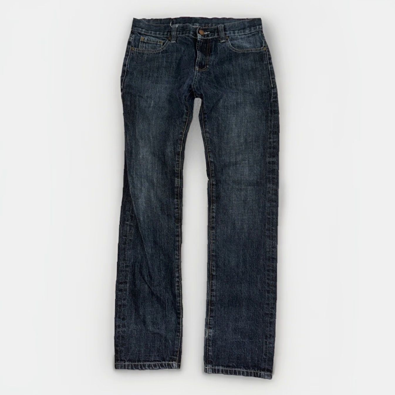 Vintage VINTAGE Active Ride Shop Revolt Denim Jeans Men’s 32x33 Dark Wash Skater Streetwear Slim Straight Jeans Size US 32 / EU 48 - 3 Thumbnail