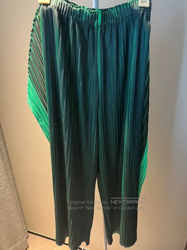 Issey Miyake Issey Miyake size:1 Green Kelp-style Trousers Size 24" / US 00 / IT 34 - 1 Thumbnail