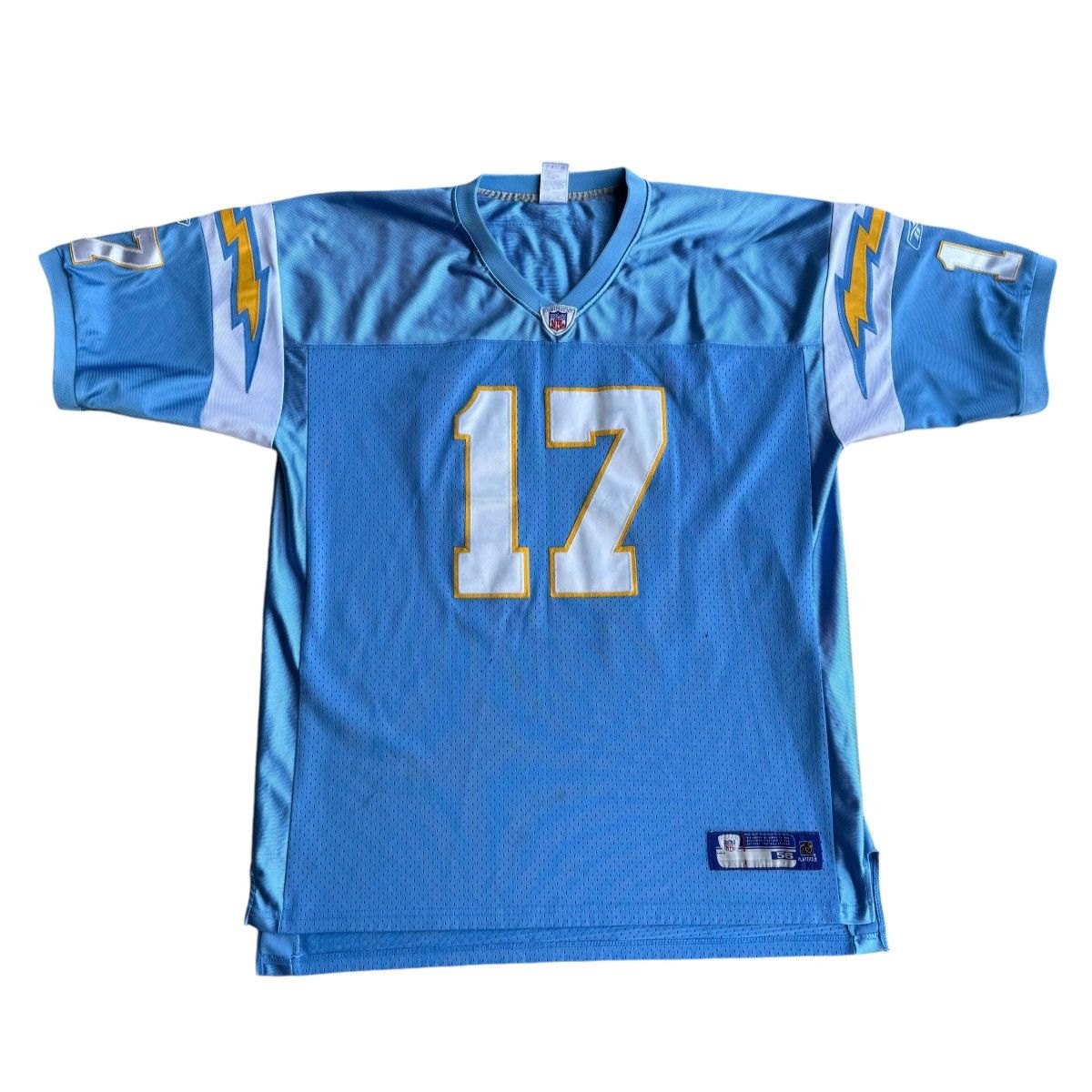 NFL × Vintage PHILIP RIVERS REEBOK NFL SAN DIEGO CHARGERS JERSEY STITCHED Size US XL / EU 56 / 4 - 2 Thumbnail