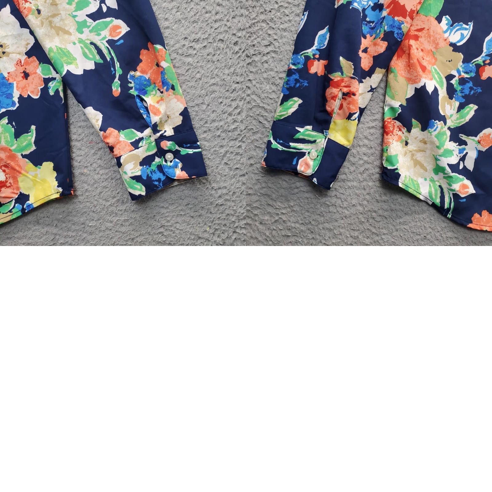 Ralph Lauren Lauren Ralph Lauren Blouse Womens L Floral Long Sleeve V-Neck Pullover Top Multicolor Shirt Environmental Size L / US 10 / IT 46 - 8 Thumbnail