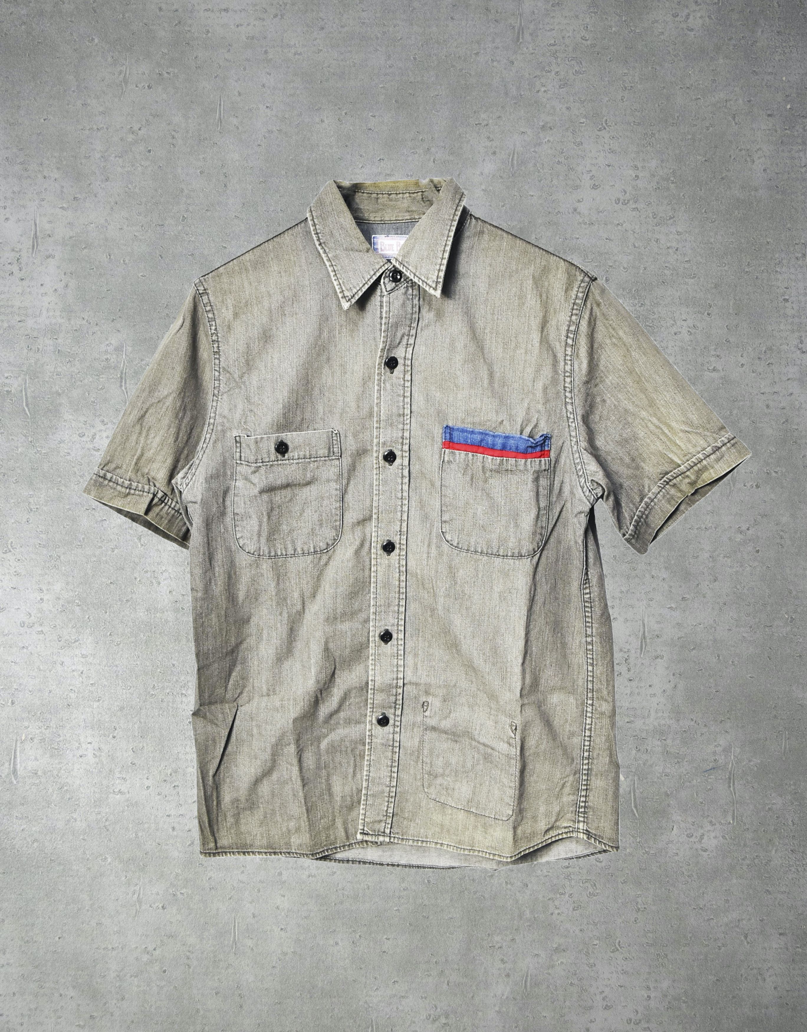 image of Blue Blue Japan Blue Blue/worker Shirt/24506 - 0562 50 in Grey, Men's (Size Small)