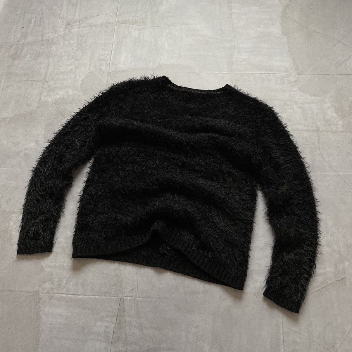Japanese Brand × Seditionaries Vintage Marni Style Black Mohair Knit Sweater Y2K Size US S / EU 44-46 / 1 - 2 Thumbnail