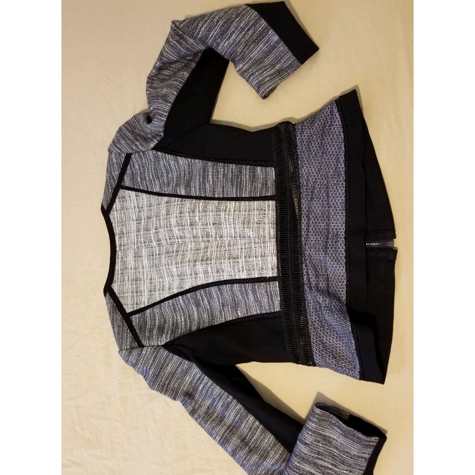 White House Black Market VINTAGE White House Black Market Jacket Womens 6 Black Gray White Polyester Basic Jacket Women Girls Mens Size M / US 6-8 / IT 42-44 - 8 Thumbnail