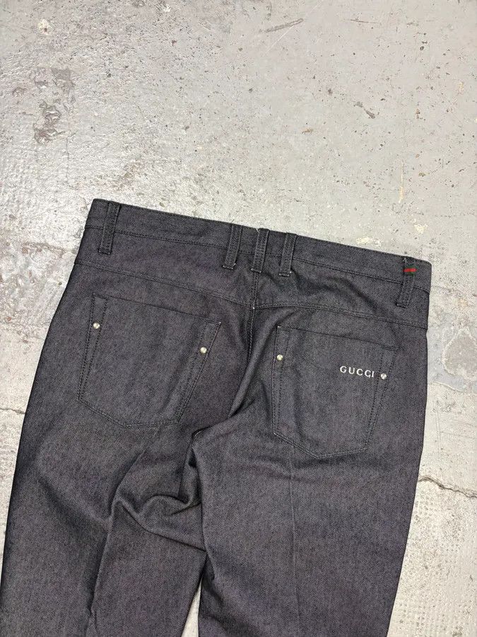 Gucci AW2009 Gucci Grey Denim Signature Jeans by Frida Giannini Size US 32 / EU 48 - 7 Thumbnail