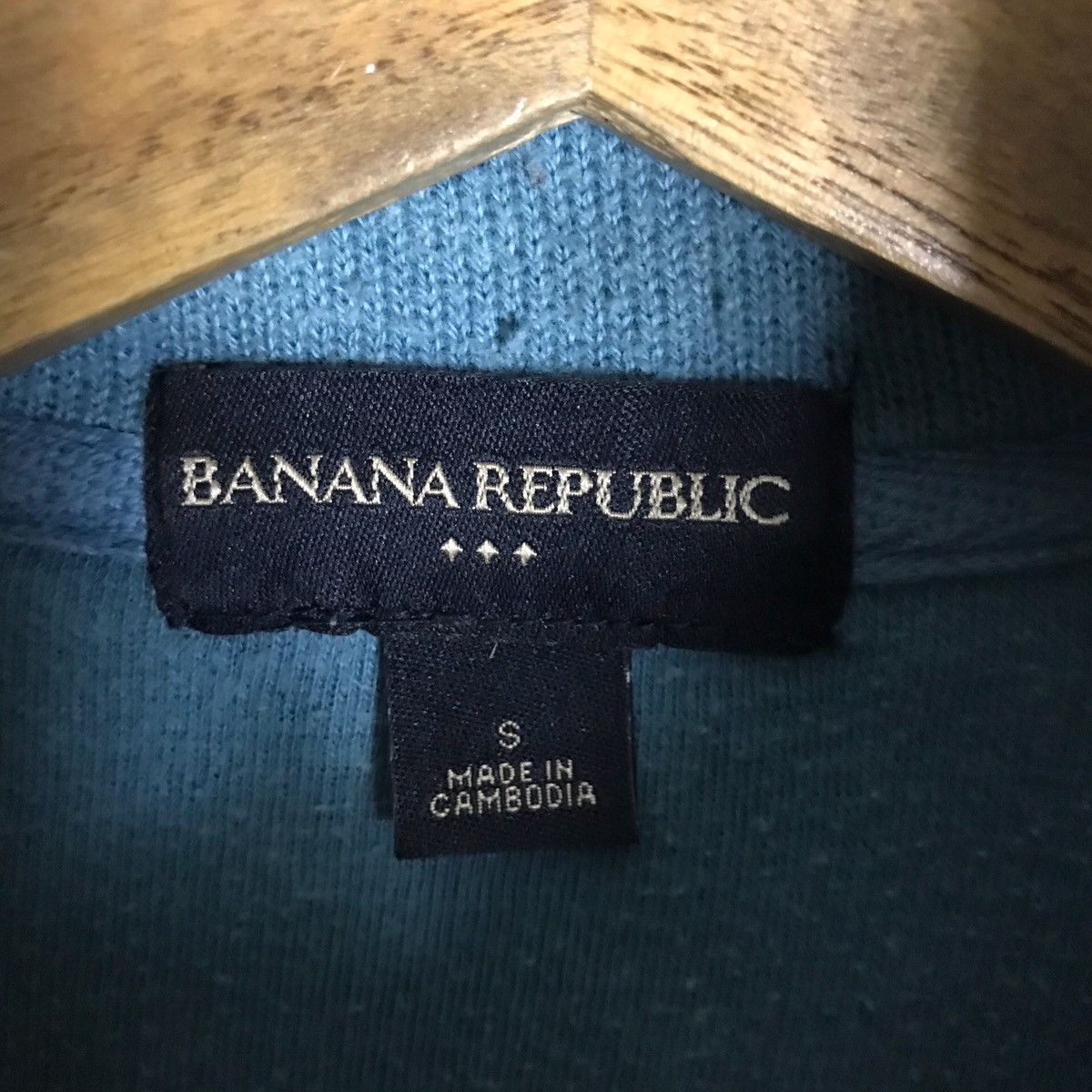 Banana Republic Vintage Banana Republic Quarter Zio Pullover Jumper Size US S / EU 44-46 / 1 - 5 Thumbnail