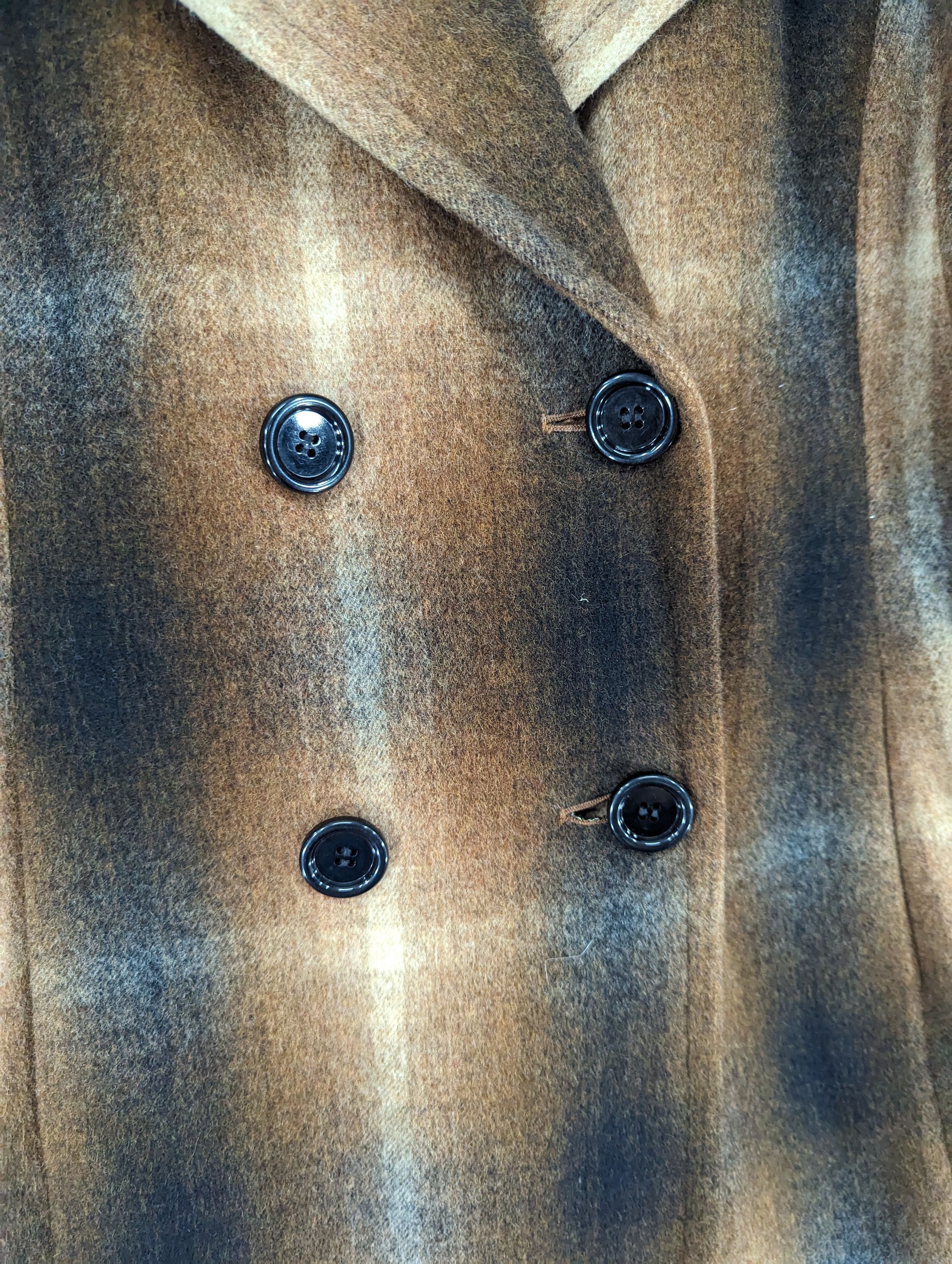 Japanese Brand 🔥Mimatsu Japanese Brand Shadow Plaid Double Breasted Jacket Size M / US 6-8 / IT 42-44 - 7 Thumbnail