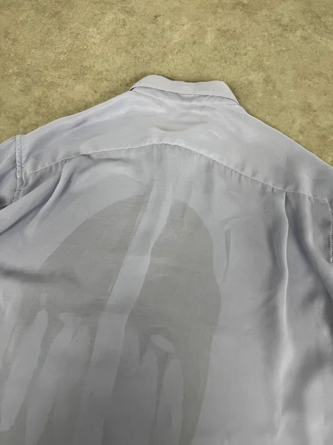 Comme des Garcons Comme des Garçons Shirt Blue Abstract Face Shirt Size US L / EU 52-54 / 3 - 6 Thumbnail